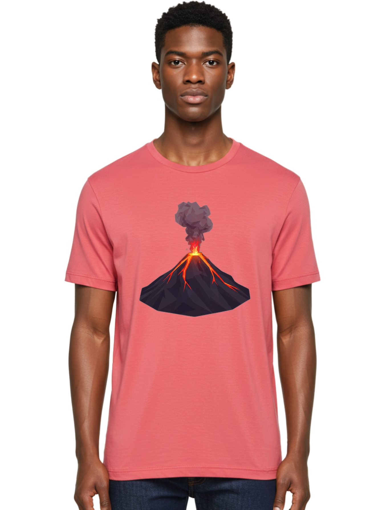 Erupting-Volcano-6 Men'S Graphic Tee, 100% Cotton, Comfortable Casual Summer Wear, Machine Washable, Vintage Camera, Old Camera, Antique Camera, Black Camera, Classic Photography, Photography Equipment, Nostalgic Device, Film Camera, Bah989