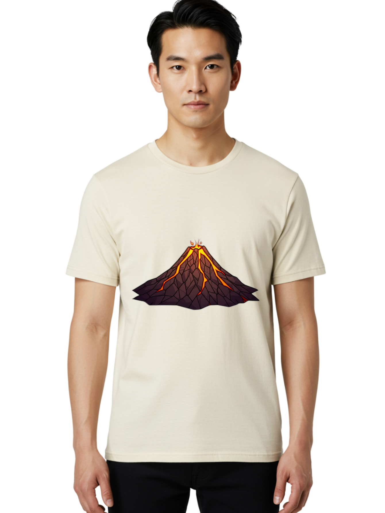 Erupting-Volcano-7 Men'S Graphic Tee, 100% Cotton, Comfortable Casual Summer Wear, Machine Washable, Vintage Camera, Old Camera, Antique Camera, Black Camera, Classic Photography, Photography Equipment, Nostalgic Device, Film Camera, Bah990