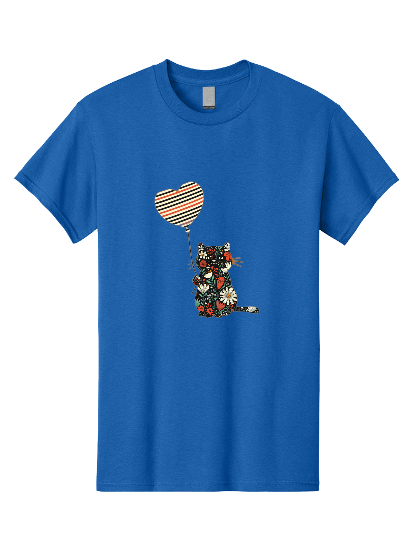 Floral-Cat-Heart-Balloon Men'S Graphic Tee, 100% Cotton, Comfortable Casual Summer Wear, Machine Washable, Vintage Camera, Old Camera, Antique Camera, Black Camera, Classic Photography, Photography Equipment, Nostalgic Device, Film Camera, Bah997