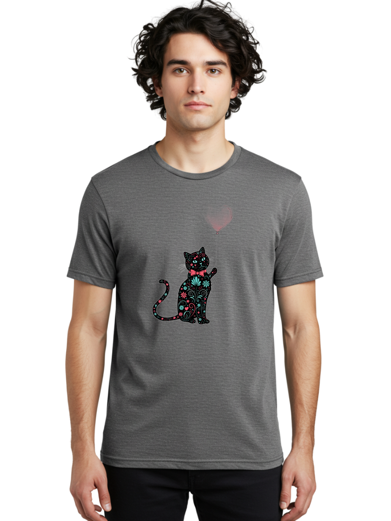 Floral-Cat Men'S Graphic Tee, 100% Cotton, Comfortable Casual Summer Wear, Machine Washable, Vintage Camera, Old Camera, Antique Camera, Black Camera, Classic Photography, Photography Equipment, Nostalgic Device, Film Camera, Camera Art Bah999