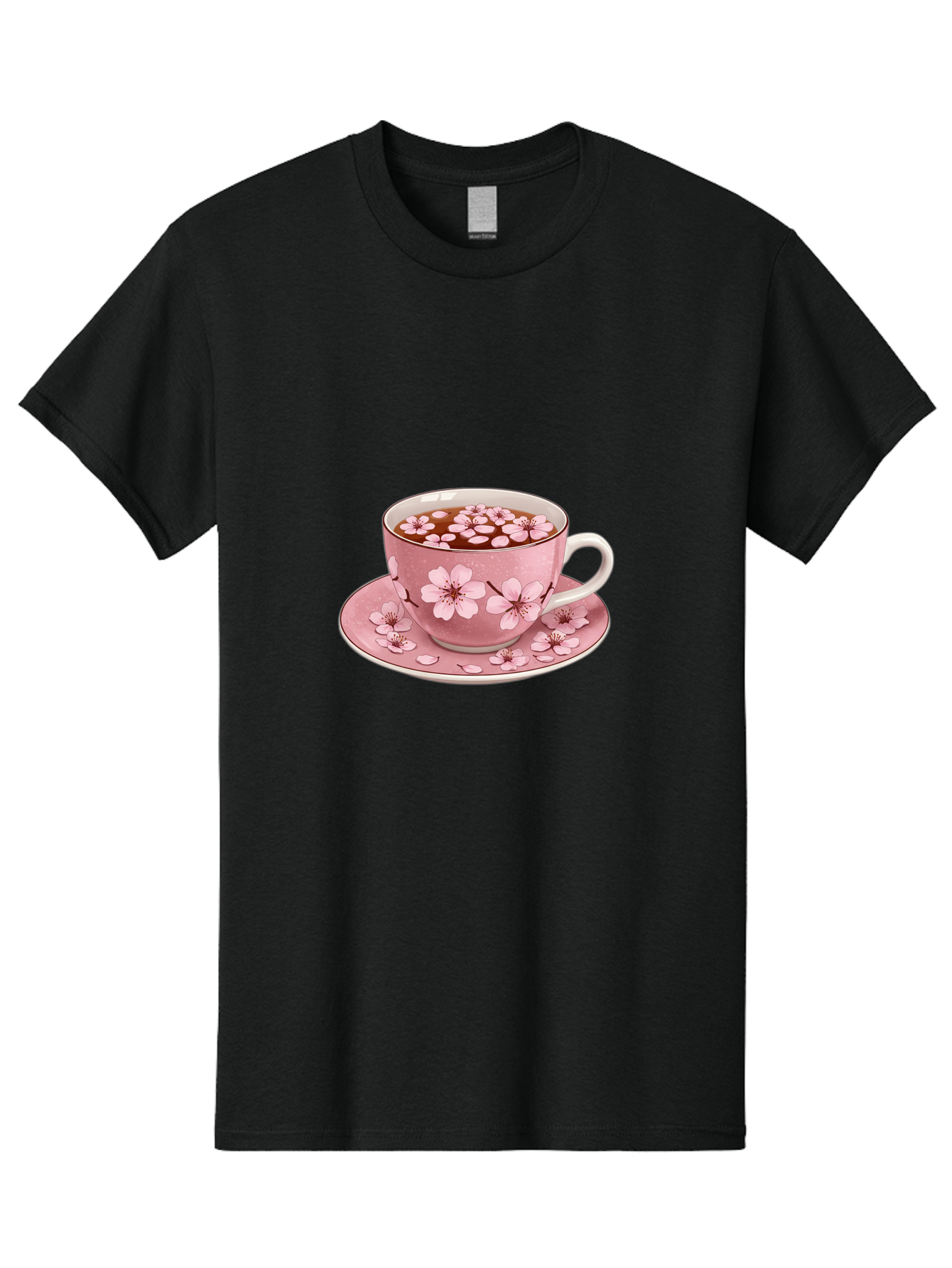 Floral-Tea-Cup-1 Men'S Graphic Tee, 100% Cotton, Comfortable Casual Summer Wear, Machine Washable, Vintage Camera, Old Camera, Antique Camera, Black Camera, Classic Photography, Photography Equipment, Nostalgic Device, Film Camera, Camera Art Bai000