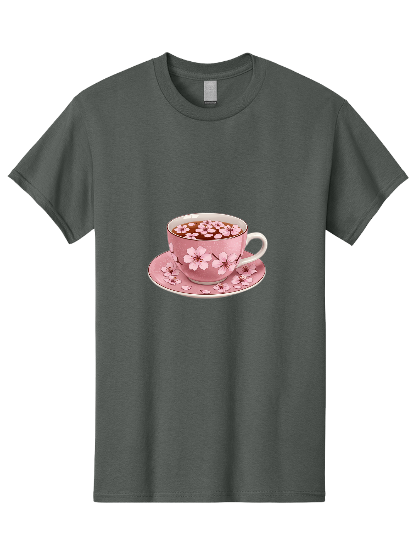Floral-Tea-Cup-1 Men'S Graphic Tee, 100% Cotton, Comfortable Casual Summer Wear, Machine Washable, Vintage Camera, Old Camera, Antique Camera, Black Camera, Classic Photography, Photography Equipment, Nostalgic Device, Film Camera, Camera Art Bai000