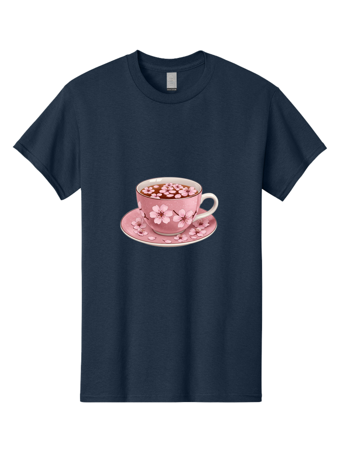Floral-Tea-Cup-1 Men'S Graphic Tee, 100% Cotton, Comfortable Casual Summer Wear, Machine Washable, Vintage Camera, Old Camera, Antique Camera, Black Camera, Classic Photography, Photography Equipment, Nostalgic Device, Film Camera, Camera Art Bai000