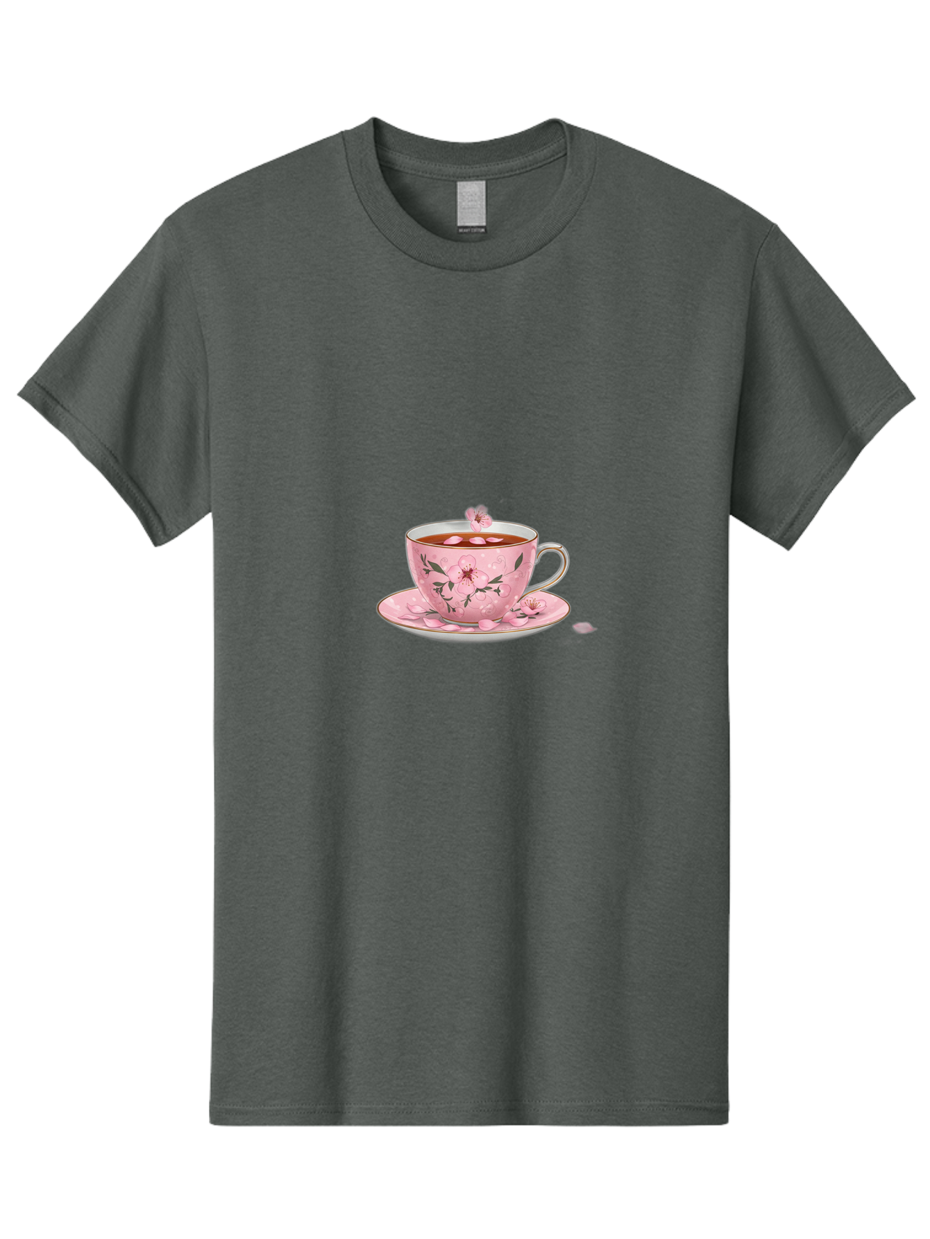 Floral-Tea-Cup Men'S Graphic Tee, 100% Cotton, Comfortable Casual Summer Wear, Machine Washable, Vintage Camera, Old Camera, Antique Camera, Black Camera, Classic Photography, Photography Equipment, Nostalgic Device, Film Camera, Camera Art Bai001