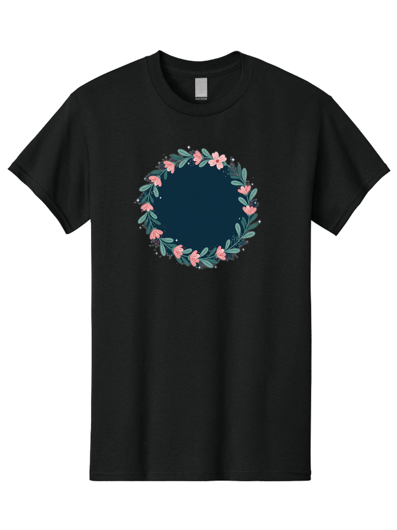 Floral-Wreath-1 Men'S Graphic Tee, 100% Cotton, Comfortable Casual Summer Wear, Machine Washable, Vintage Camera, Old Camera, Antique Camera, Black Camera, Classic Photography, Photography Equipment, Nostalgic Device, Film Camera, Camera Art Bai002