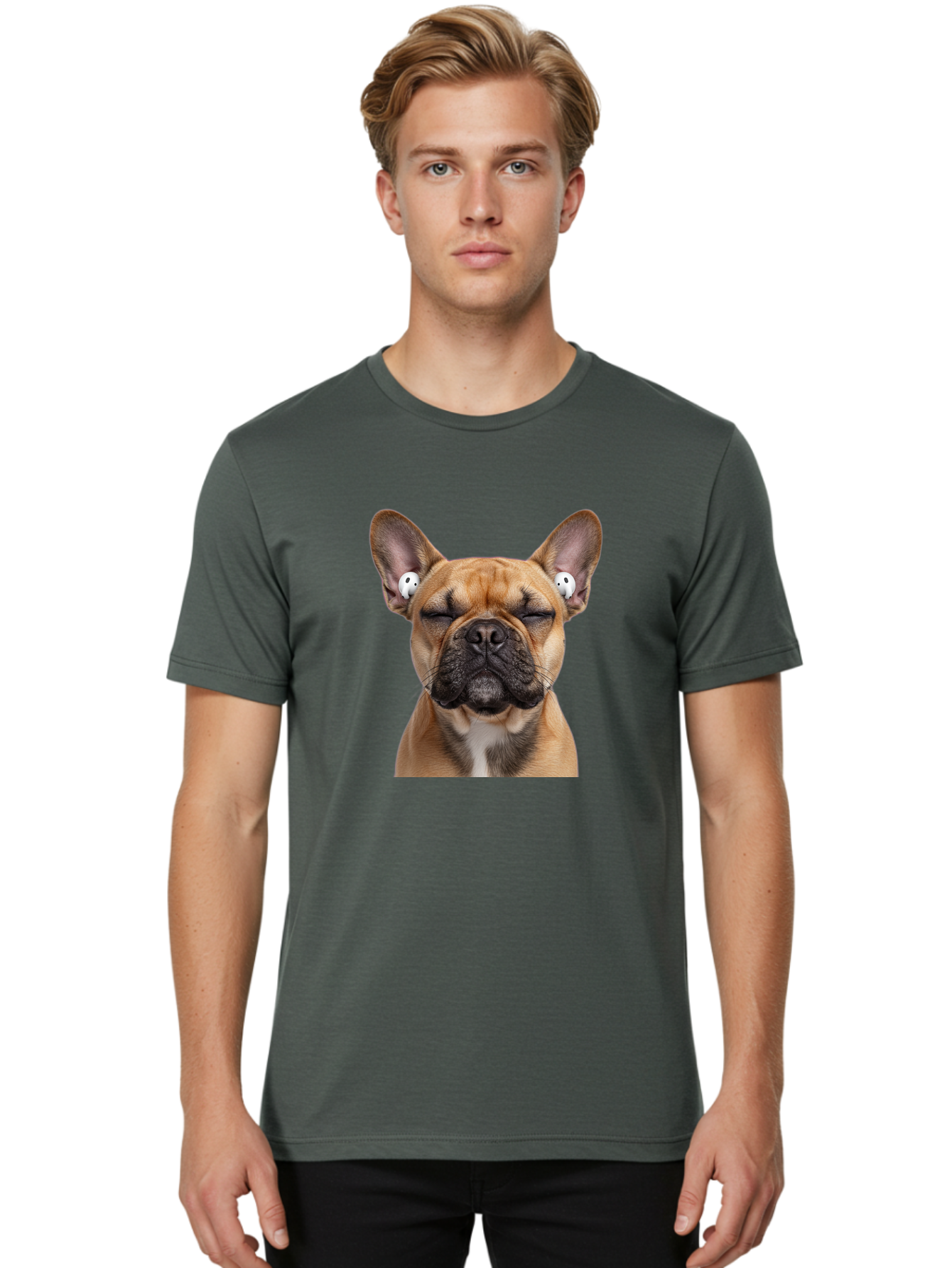 French-Bulldog Men'S Graphic Tee, 100% Cotton, Comfortable Casual Summer Wear, Machine Washable, Vintage Camera, Old Camera, Antique Camera, Black Camera, Classic Photography, Photography Equipment, Nostalgic Device, Film Camera, Camera Art Bai007