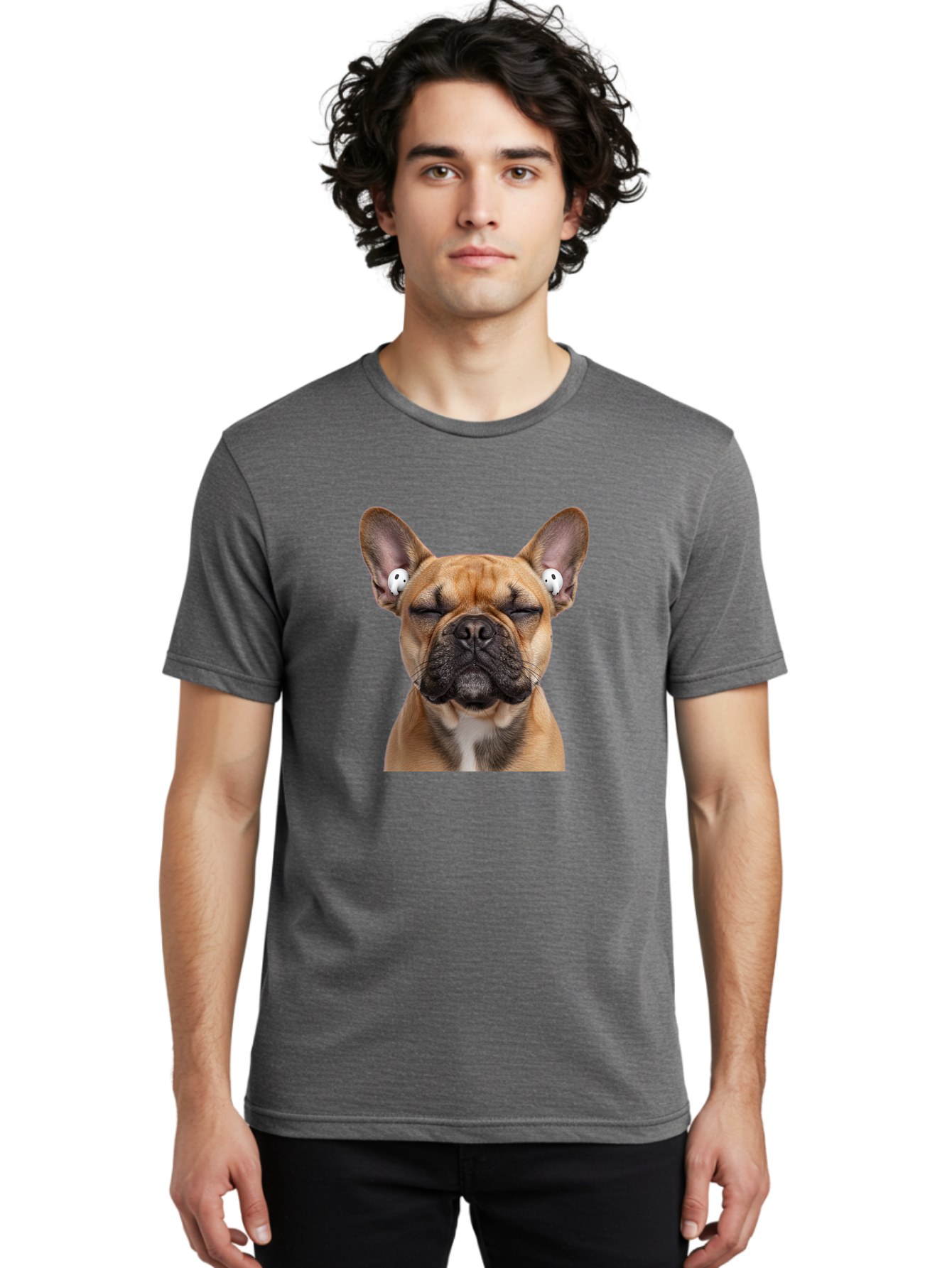 French-Bulldog Men'S Graphic Tee, 100% Cotton, Comfortable Casual Summer Wear, Machine Washable, Vintage Camera, Old Camera, Antique Camera, Black Camera, Classic Photography, Photography Equipment, Nostalgic Device, Film Camera, Camera Art Bai007