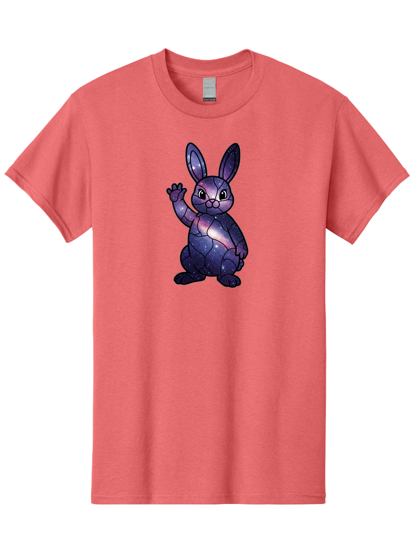 Galaxy-Bunny-1 Men'S Graphic Tee, 100% Cotton, Comfortable Casual Summer Wear, Machine Washable, Vintage Camera, Old Camera, Antique Camera, Black Camera, Classic Photography, Photography Equipment, Nostalgic Device, Film Camera, Camera Art Bai013
