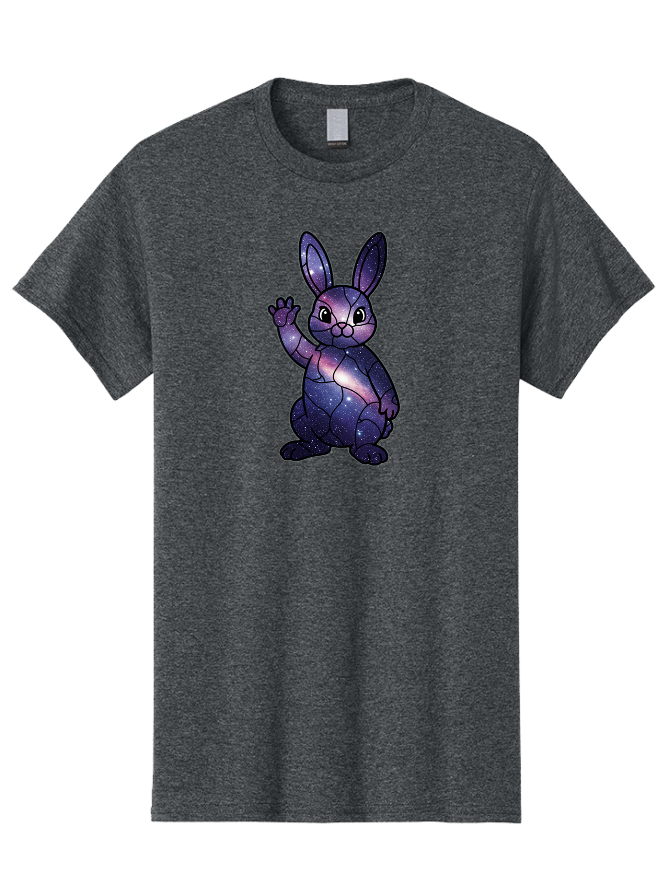 Galaxy-Bunny-1 Men'S Graphic Tee, 100% Cotton, Comfortable Casual Summer Wear, Machine Washable, Vintage Camera, Old Camera, Antique Camera, Black Camera, Classic Photography, Photography Equipment, Nostalgic Device, Film Camera, Camera Art Bai013