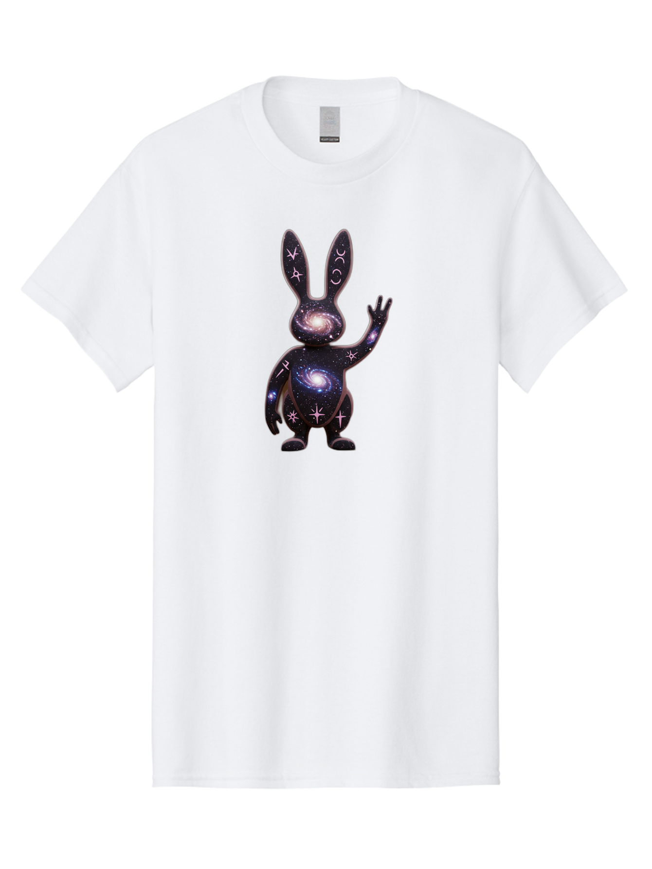 Galaxy-Bunny-4 Men'S Graphic Tee, 100% Cotton, Comfortable Casual Summer Wear, Machine Washable, Vintage Camera, Old Camera, Antique Camera, Black Camera, Classic Photography, Photography Equipment, Nostalgic Device, Film Camera, Camera Art Bai016