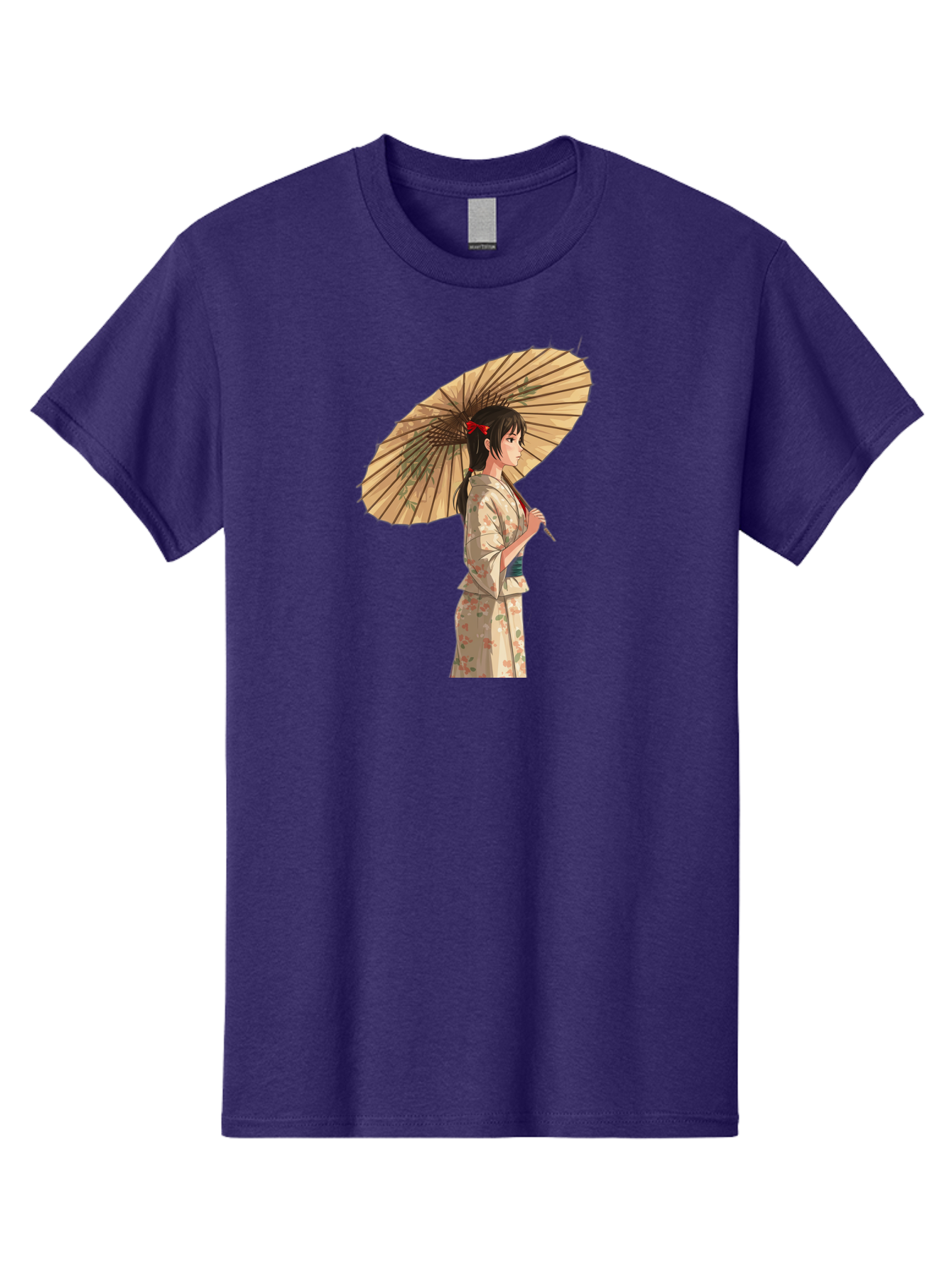 Geisha-With-Parasol Men'S Graphic Tee, 100% Cotton, Comfortable Casual Summer Wear, Machine Washable, Vintage Camera, Old Camera, Antique Camera, Black Camera, Classic Photography, Photography Equipment, Nostalgic Device, Film Camera, Bai023