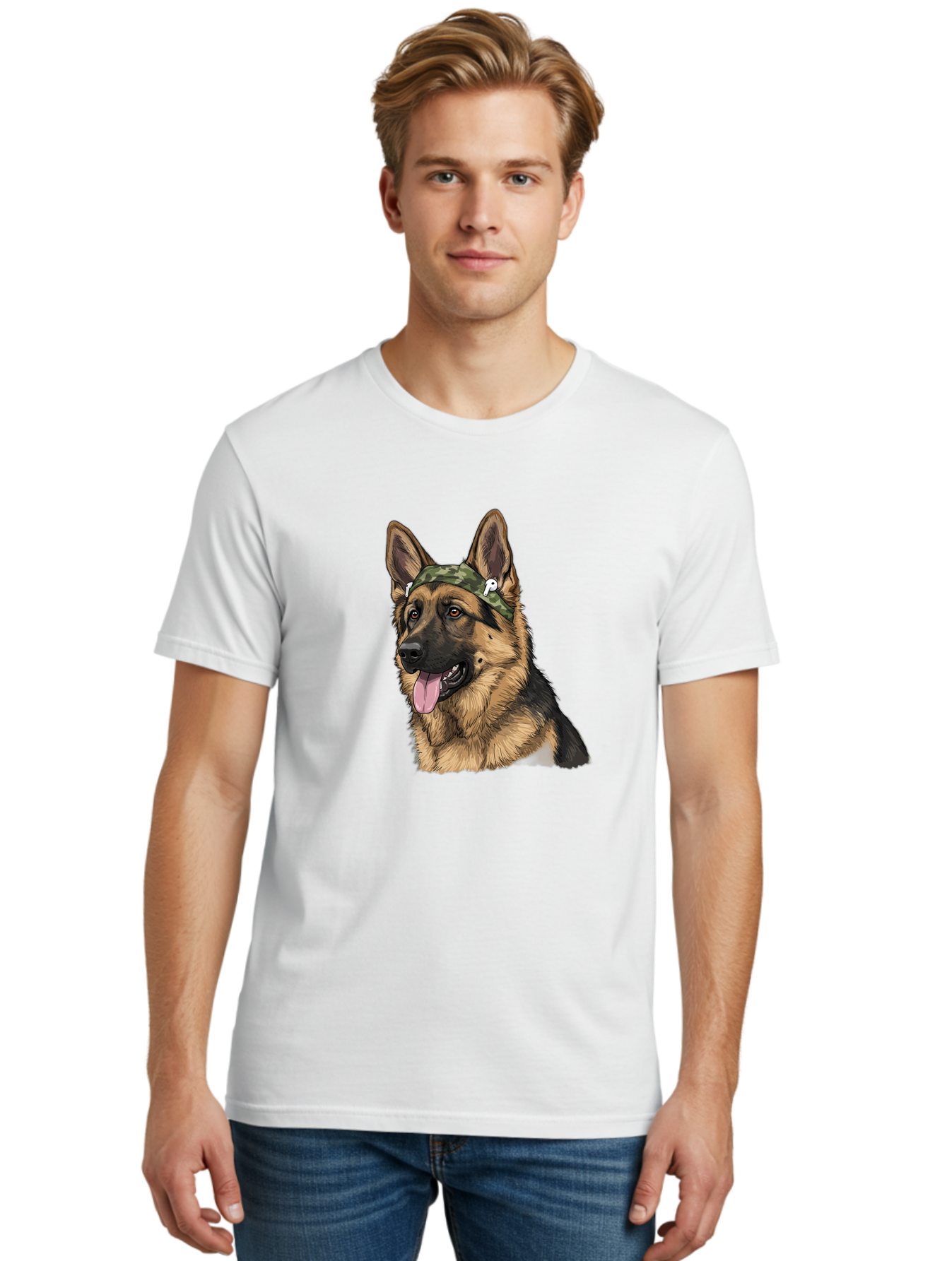 German-Shepherd Men'S Graphic Tee, 100% Cotton, Comfortable Casual Summer Wear, Machine Washable, Vintage Camera, Old Camera, Antique Camera, Black Camera, Classic Photography, Photography Equipment, Nostalgic Device, Film Camera, Camera Art Bai024
