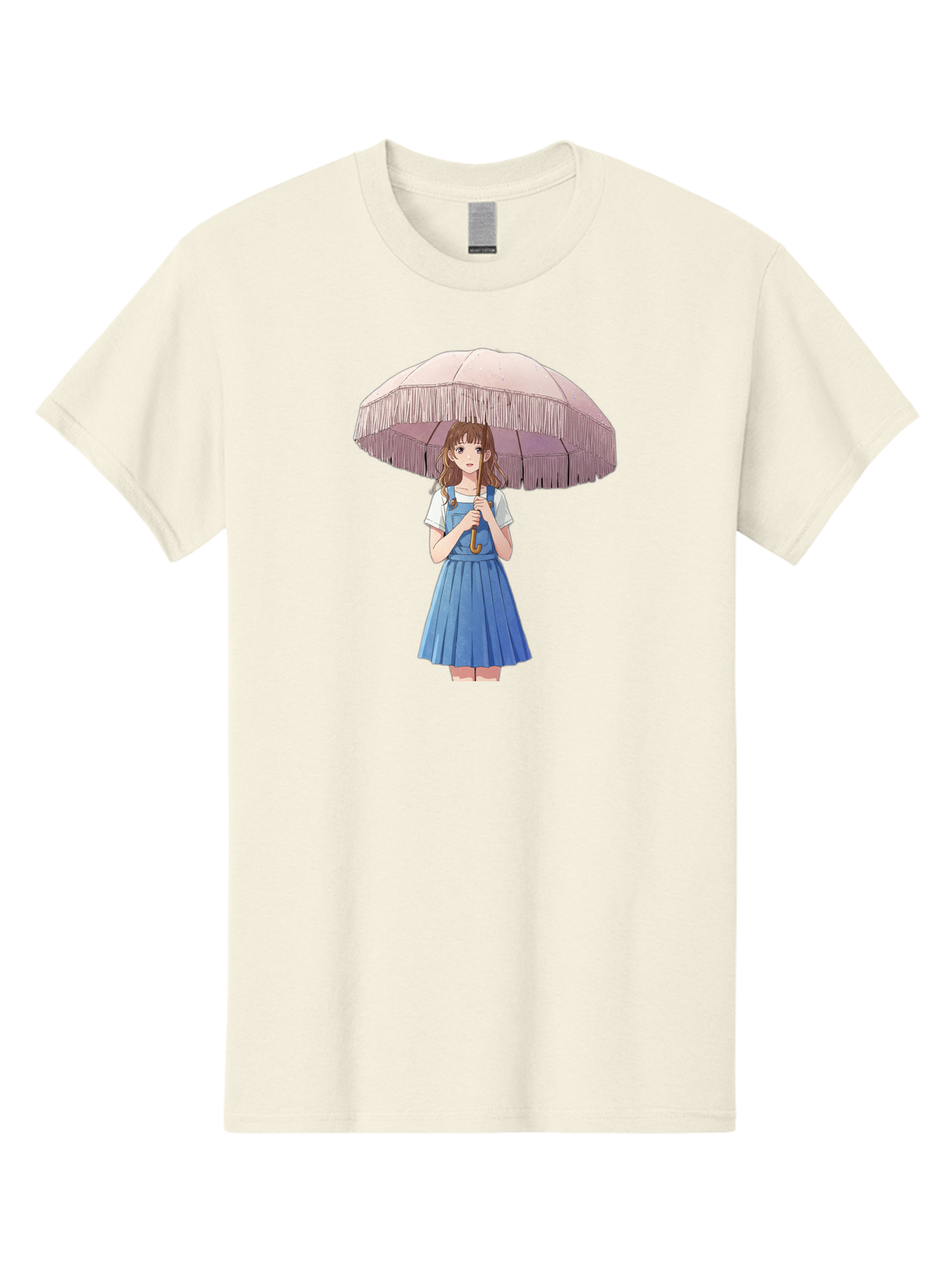 Girl-With-Parasol-2 Men'S Graphic Tee, 100% Cotton, Comfortable Casual Summer Wear, Machine Washable, Vintage Camera, Old Camera, Antique Camera, Black Camera, Classic Photography, Photography Equipment, Nostalgic Device, Film Camera, Bai031