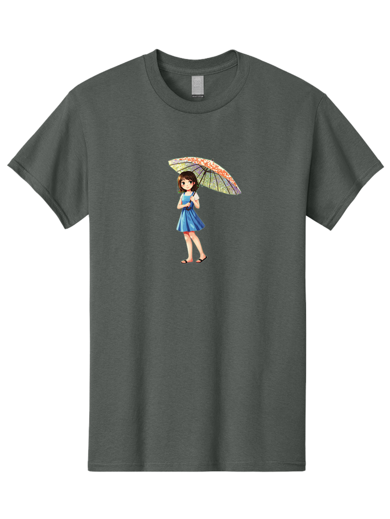 Girl-With-Parasol-5 Men'S Graphic Tee, 100% Cotton, Comfortable Casual Summer Wear, Machine Washable, Vintage Camera, Old Camera, Antique Camera, Black Camera, Classic Photography, Photography Equipment, Nostalgic Device, Film Camera, Bai034