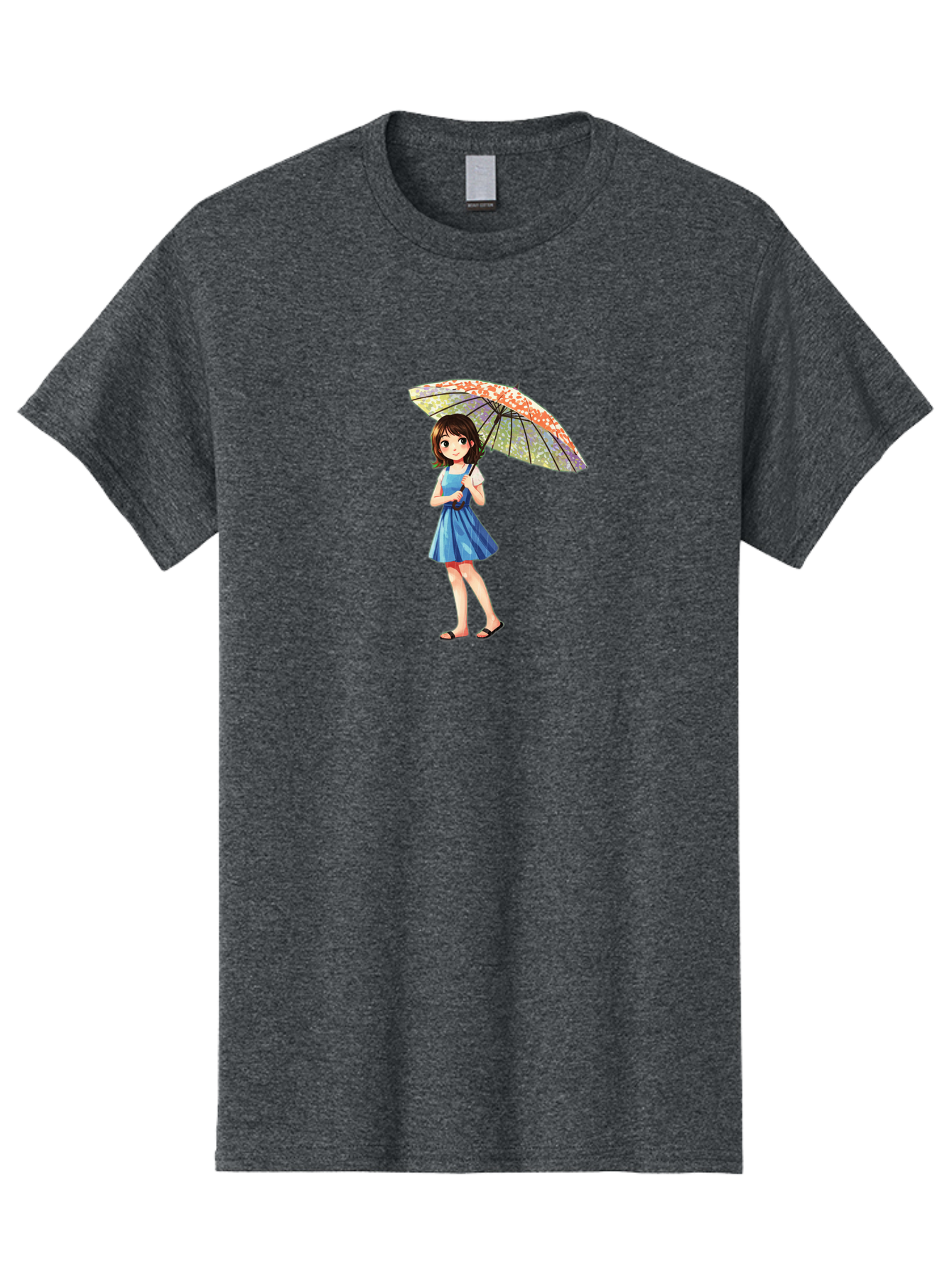 Girl-With-Parasol-5 Men'S Graphic Tee, 100% Cotton, Comfortable Casual Summer Wear, Machine Washable, Vintage Camera, Old Camera, Antique Camera, Black Camera, Classic Photography, Photography Equipment, Nostalgic Device, Film Camera, Bai034