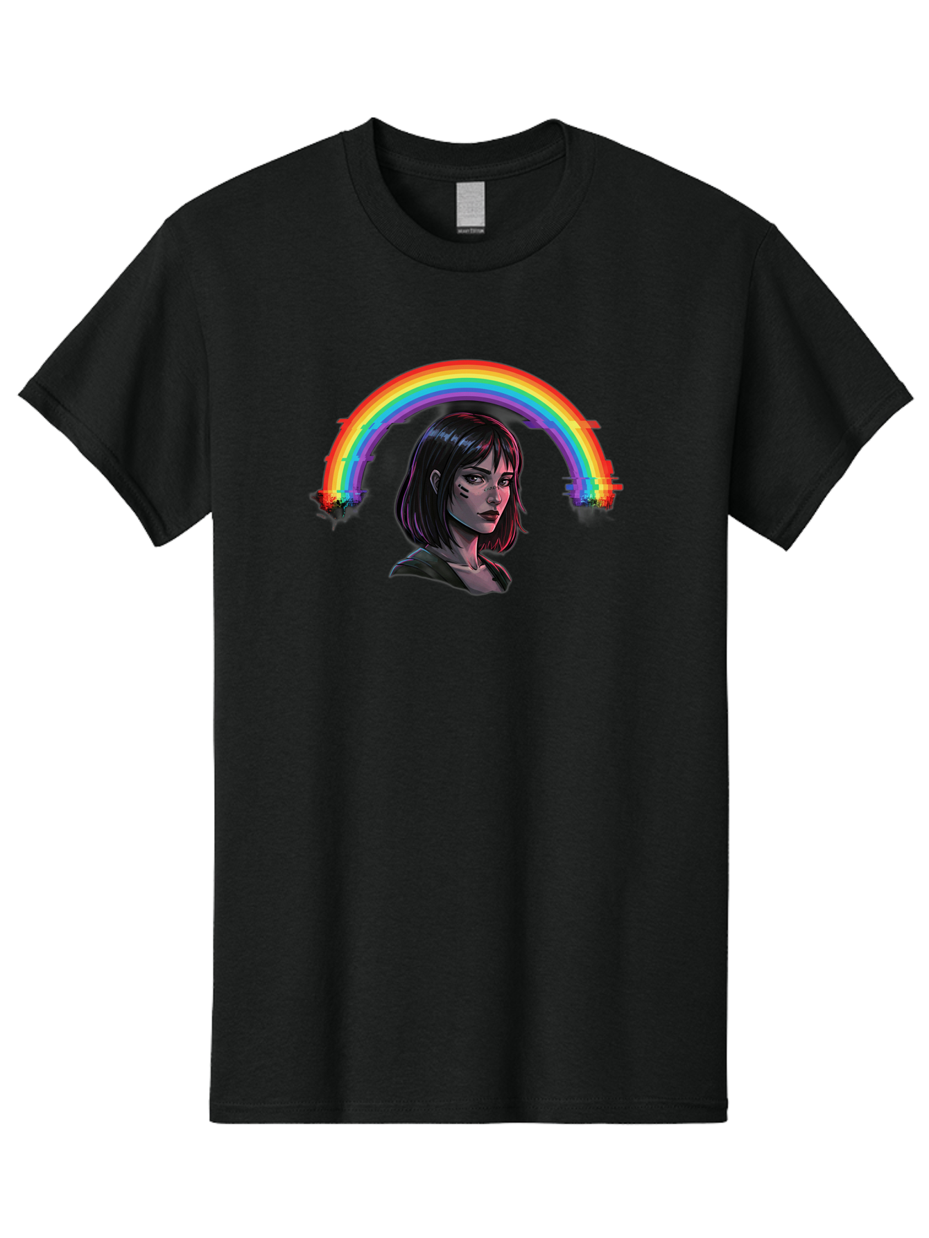 Girl-With-Rainbow Men'S Graphic Tee, 100% Cotton, Comfortable Casual Summer Wear, Machine Washable, Vintage Camera, Old Camera, Antique Camera, Black Camera, Classic Photography, Photography Equipment, Nostalgic Device, Film Camera, Camera Art Bai036