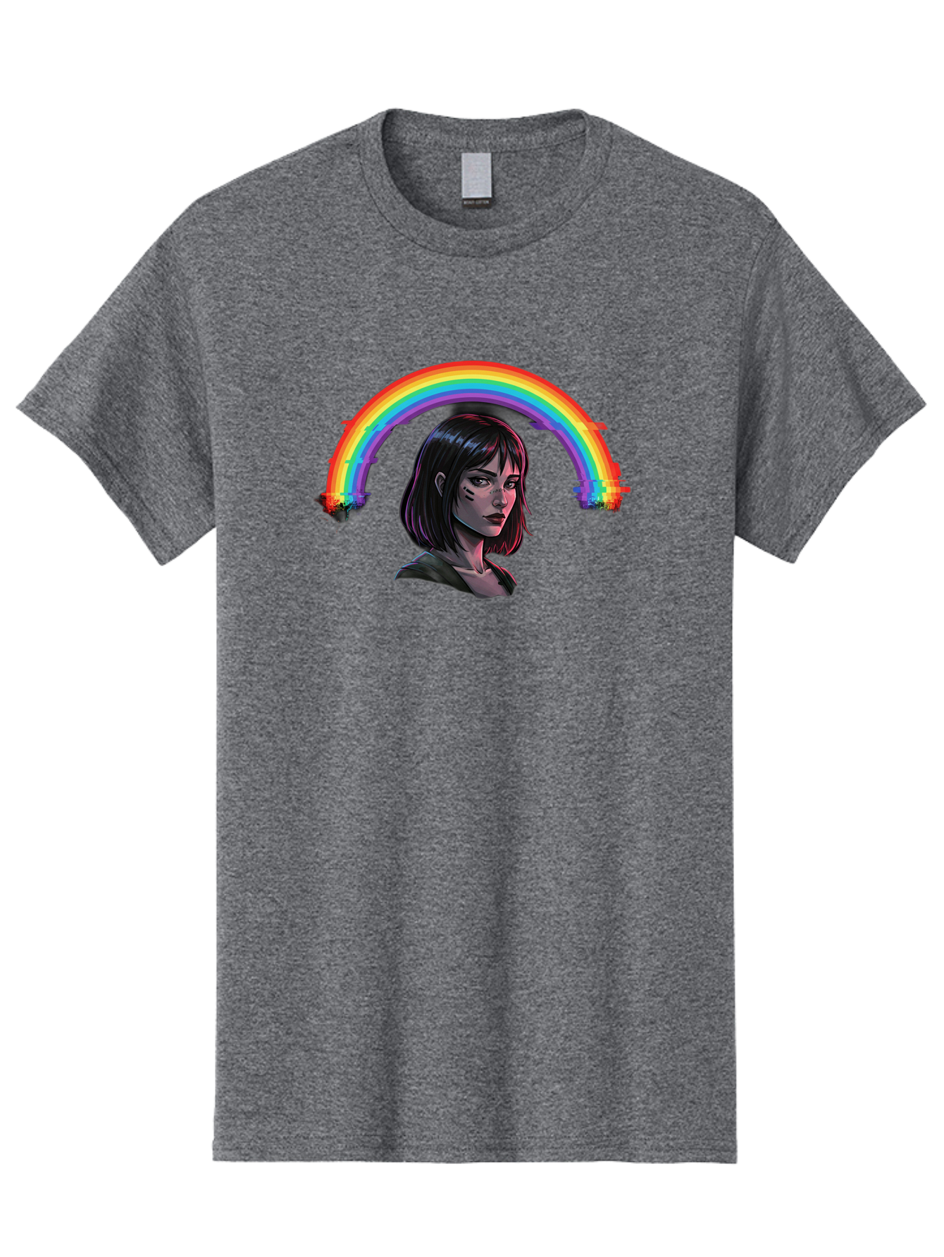 Girl-With-Rainbow Men'S Graphic Tee, 100% Cotton, Comfortable Casual Summer Wear, Machine Washable, Vintage Camera, Old Camera, Antique Camera, Black Camera, Classic Photography, Photography Equipment, Nostalgic Device, Film Camera, Camera Art Bai036