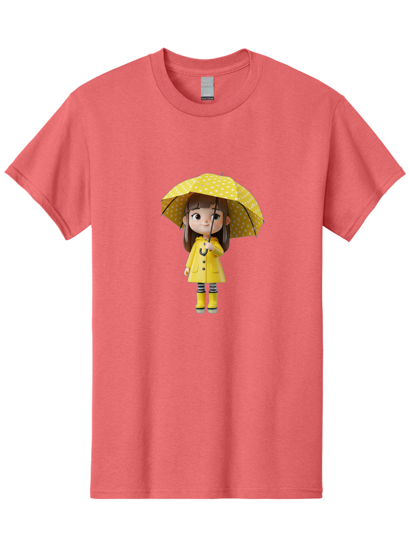 Girl-With-Yellow-Raincoat-And-Umbrella Men'S Graphic Tee, 100% Cotton, Comfortable Casual Summer Wear, Machine Washable, Vintage Camera, Old Camera, Antique Camera, Black Camera, Classic Photography, Photography Equipment, Nostalgic Device, Bai041