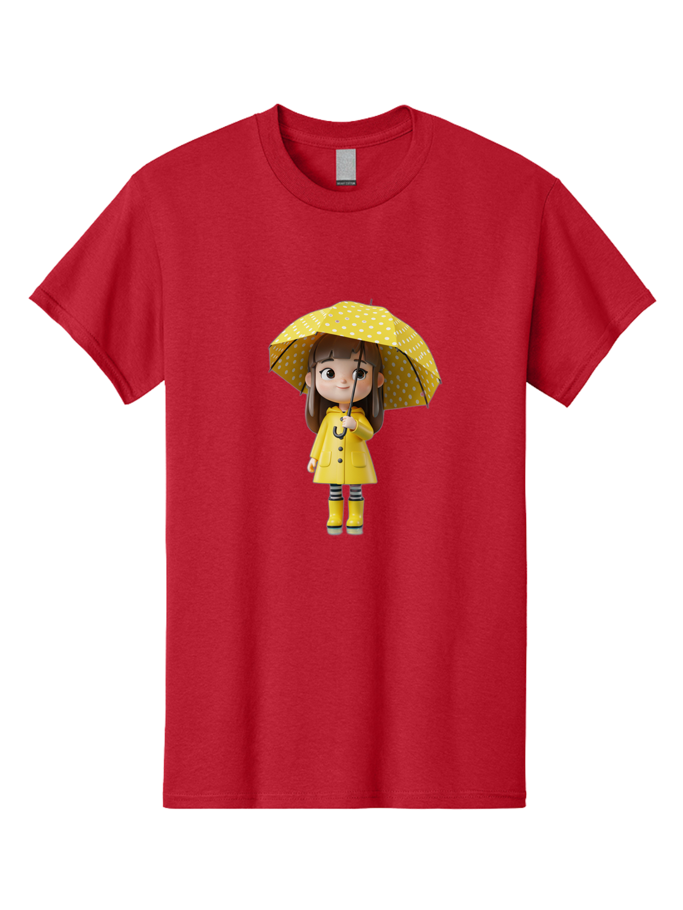 Girl-With-Yellow-Raincoat-And-Umbrella Men'S Graphic Tee, 100% Cotton, Comfortable Casual Summer Wear, Machine Washable, Vintage Camera, Old Camera, Antique Camera, Black Camera, Classic Photography, Photography Equipment, Nostalgic Device, Bai041