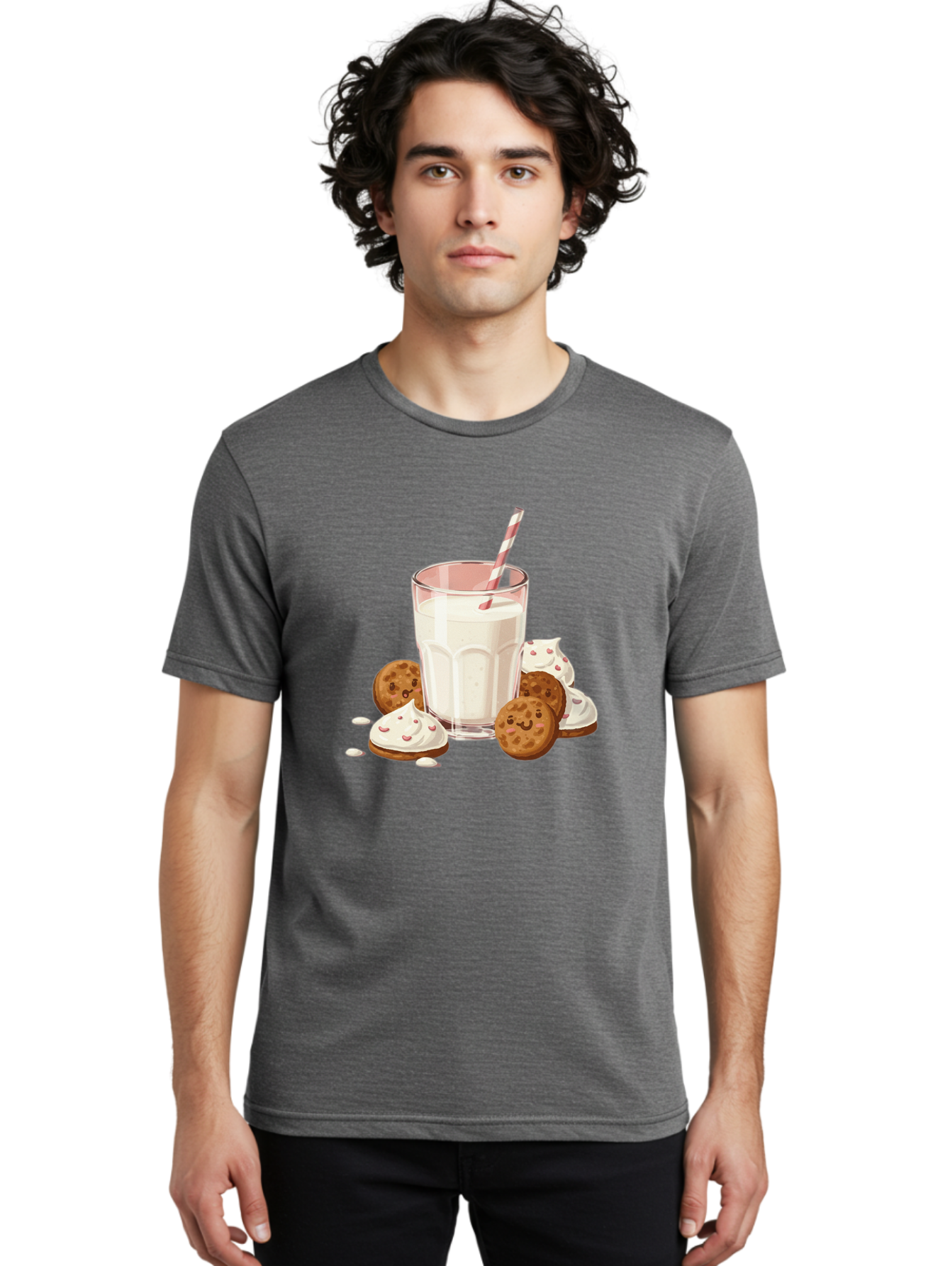 Glass-Of-Milk-With-Cookies Men'S Graphic Tee, 100% Cotton, Comfortable Casual Summer Wear, Machine Washable, Vintage Camera, Old Camera, Antique Camera, Black Camera, Classic Photography, Photography Equipment, Nostalgic Device, Film Camera, Bai042