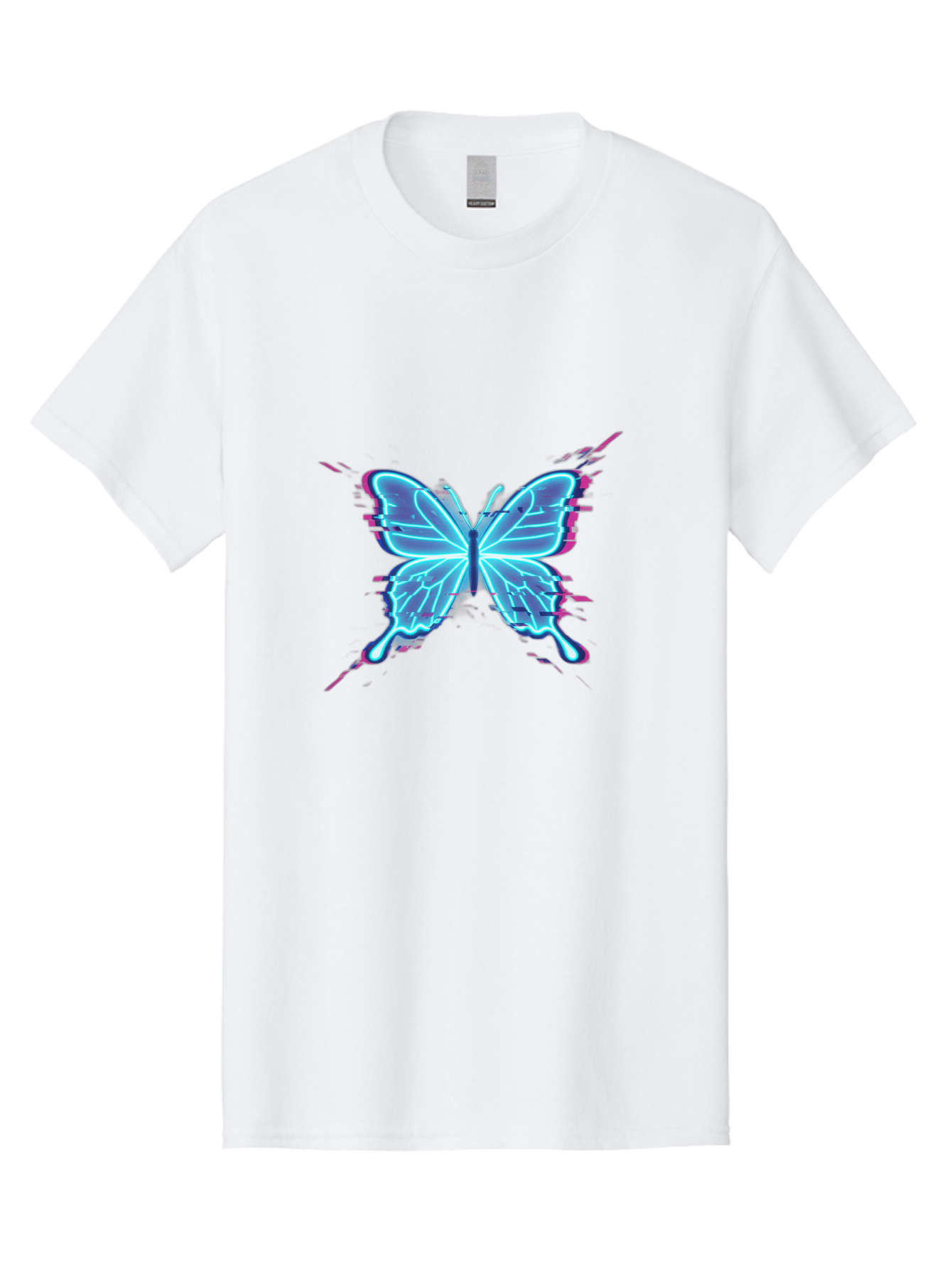 Glowing-Butterfly-1 Men'S Graphic Tee, 100% Cotton, Comfortable Casual Summer Wear, Machine Washable, Vintage Camera, Old Camera, Antique Camera, Black Camera, Classic Photography, Photography Equipment, Nostalgic Device, Film Camera, Bai046