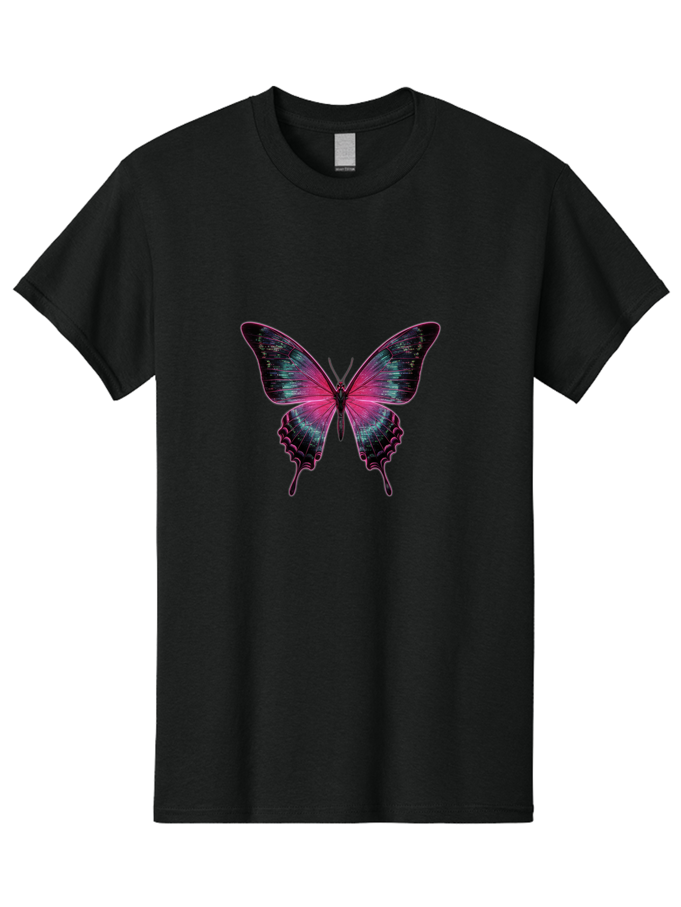 Glowing-Butterfly-2 Men'S Graphic Tee, 100% Cotton, Comfortable Casual Summer Wear, Machine Washable, Vintage Camera, Old Camera, Antique Camera, Black Camera, Classic Photography, Photography Equipment, Nostalgic Device, Film Camera, Bai047