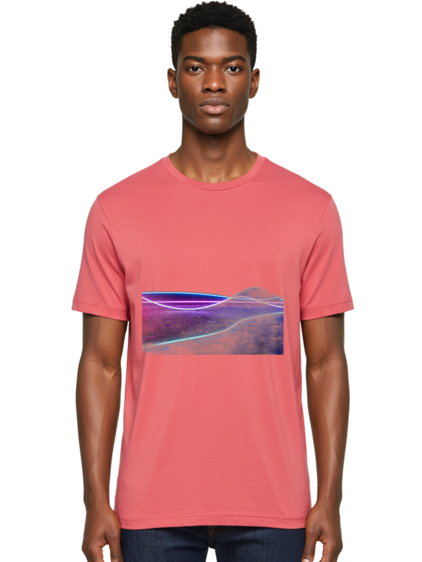 Glowing-Landscape Men'S Graphic Tee, 100% Cotton, Comfortable Casual Summer Wear, Machine Washable, Vintage Camera, Old Camera, Antique Camera, Black Camera, Classic Photography, Photography Equipment, Nostalgic Device, Film Camera, Camera Art Bai051