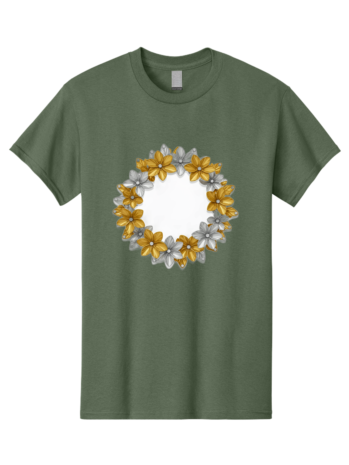 Gold-Silver-Flowers Men'S Graphic Tee, 100% Cotton, Comfortable Casual Summer Wear, Machine Washable, Vintage Camera, Old Camera, Antique Camera, Black Camera, Classic Photography, Photography Equipment, Nostalgic Device, Film Camera, Bai057