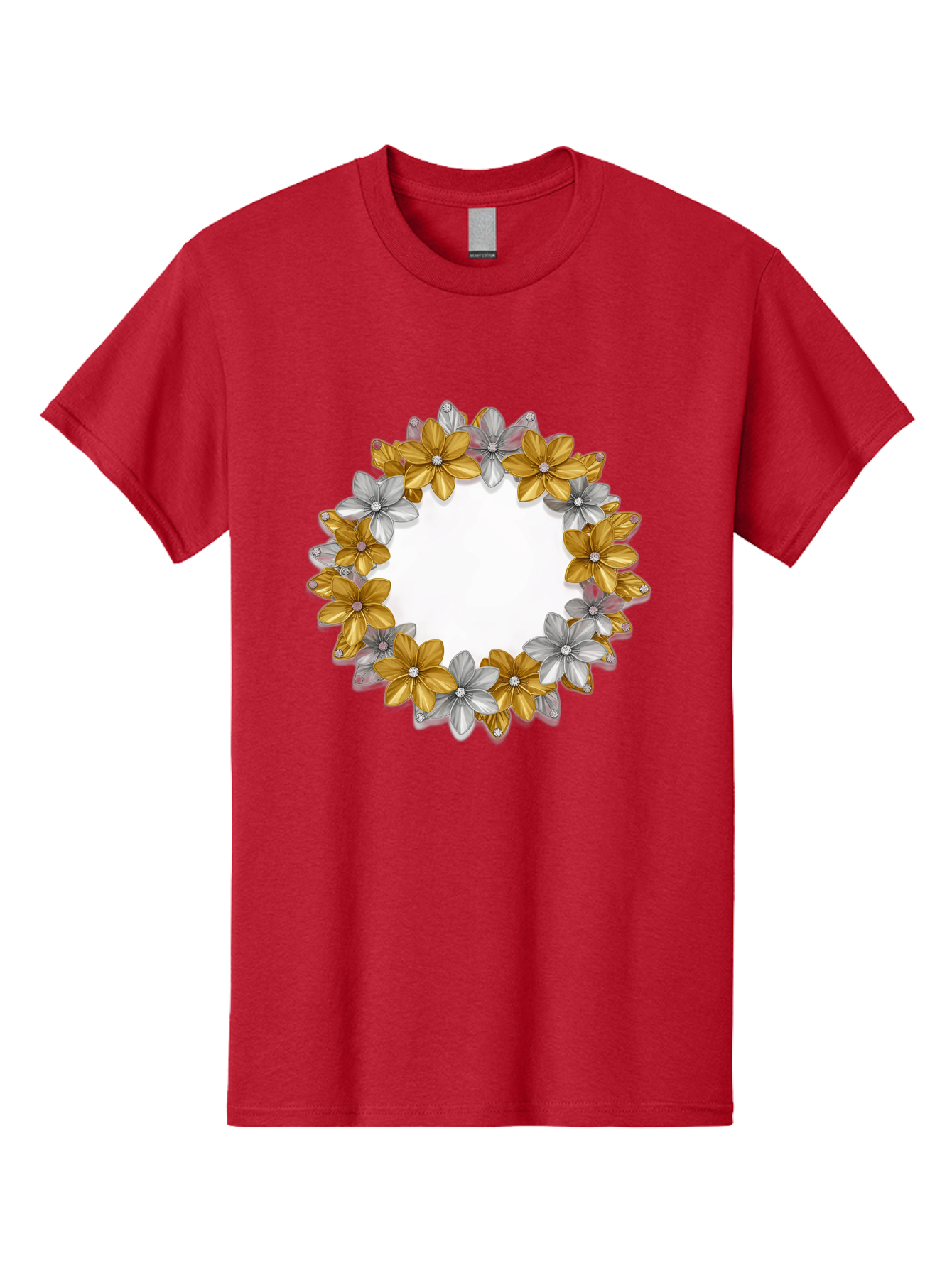 Gold-Silver-Flowers Men'S Graphic Tee, 100% Cotton, Comfortable Casual Summer Wear, Machine Washable, Vintage Camera, Old Camera, Antique Camera, Black Camera, Classic Photography, Photography Equipment, Nostalgic Device, Film Camera, Bai057