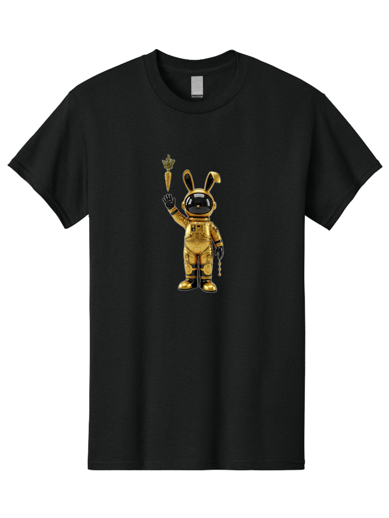 Gold-Space-Bunny Men'S Graphic Tee, 100% Cotton, Comfortable Casual Summer Wear, Machine Washable, Vintage Camera, Old Camera, Antique Camera, Black Camera, Classic Photography, Photography Equipment, Nostalgic Device, Film Camera, Camera Art Bai058