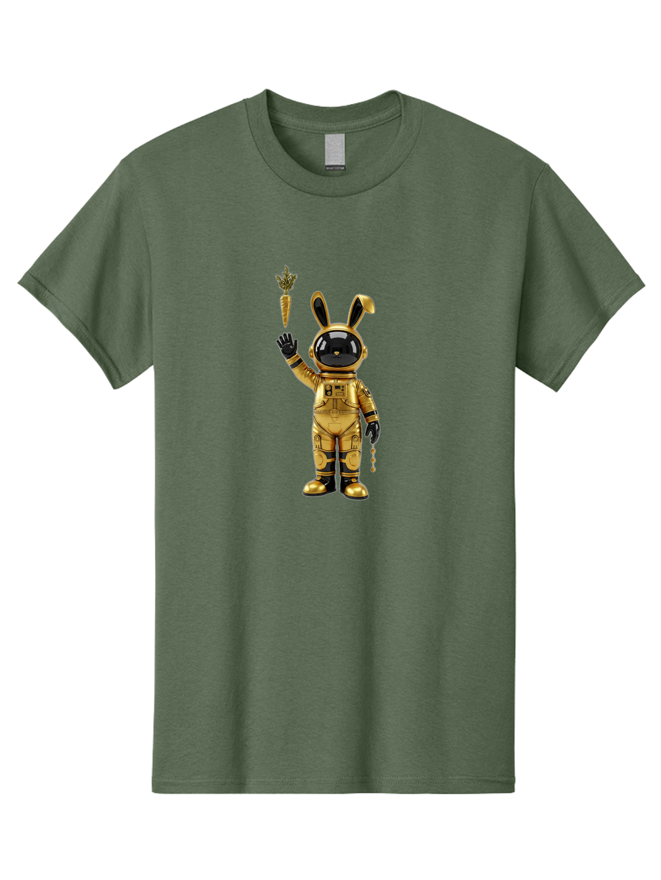 Gold-Space-Bunny Men'S Graphic Tee, 100% Cotton, Comfortable Casual Summer Wear, Machine Washable, Vintage Camera, Old Camera, Antique Camera, Black Camera, Classic Photography, Photography Equipment, Nostalgic Device, Film Camera, Camera Art Bai058