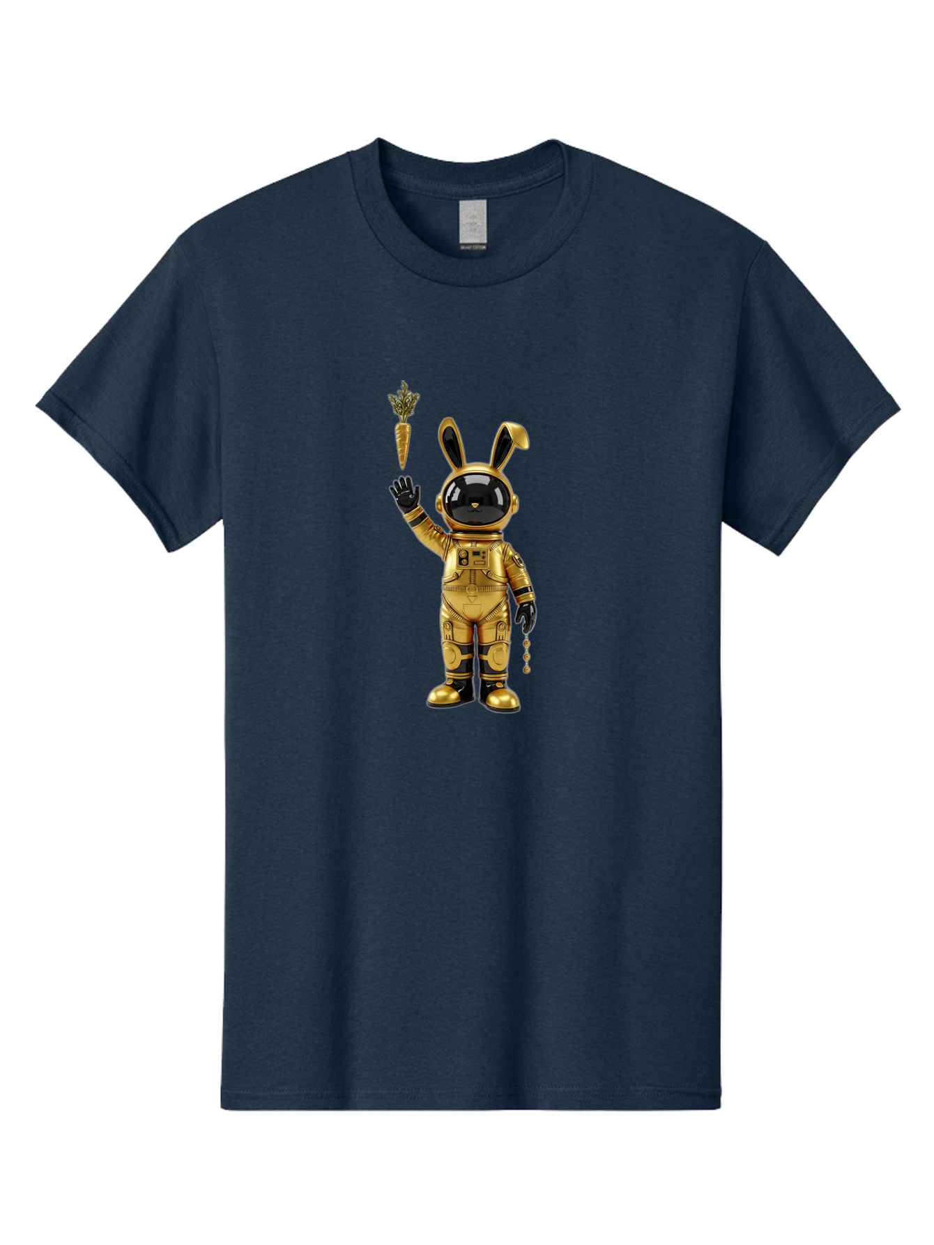 Gold-Space-Bunny Men'S Graphic Tee, 100% Cotton, Comfortable Casual Summer Wear, Machine Washable, Vintage Camera, Old Camera, Antique Camera, Black Camera, Classic Photography, Photography Equipment, Nostalgic Device, Film Camera, Camera Art Bai058