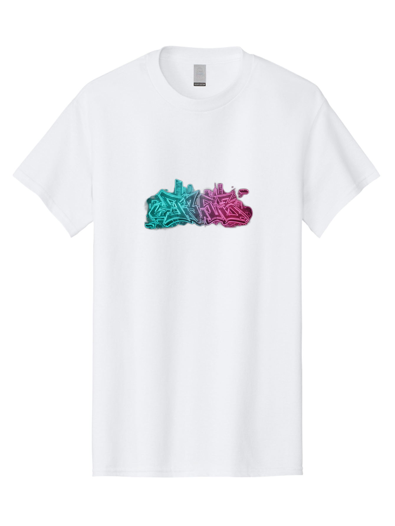 Graffiti-Style-City-Skyline Men'S Graphic Tee, 100% Cotton, Comfortable Casual Summer Wear, Machine Washable, Vintage Camera, Old Camera, Antique Camera, Black Camera, Classic Photography, Photography Equipment, Nostalgic Device, Film Camera, Bai063