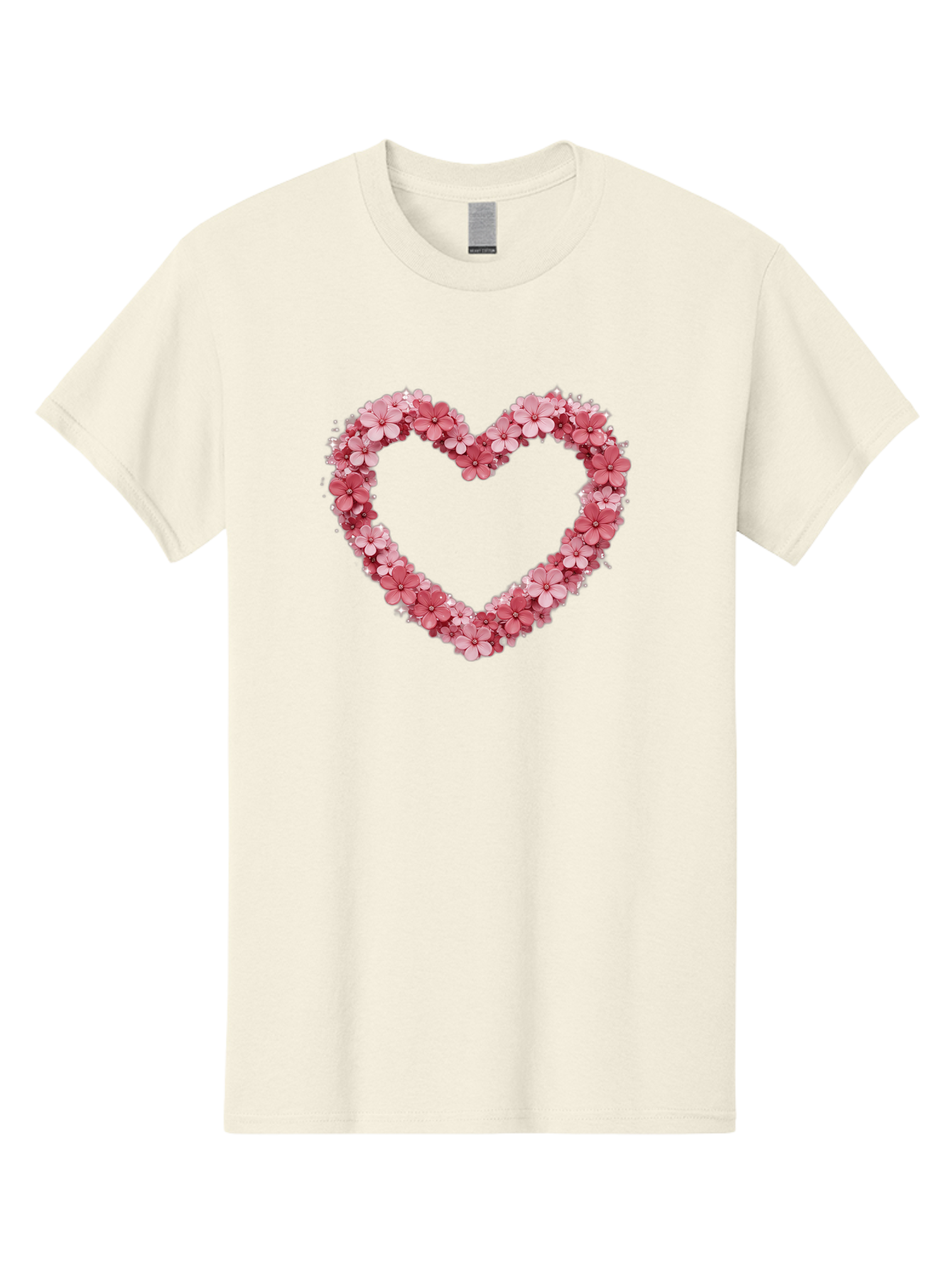 Heart-Shape-With-Pink-Flowers Men'S Graphic Tee, 100% Cotton, Comfortable Casual Summer Wear, Machine Washable, Vintage Camera, Old Camera, Antique Camera, Black Camera, Classic Photography, Photography Equipment, Nostalgic Device, Bai069