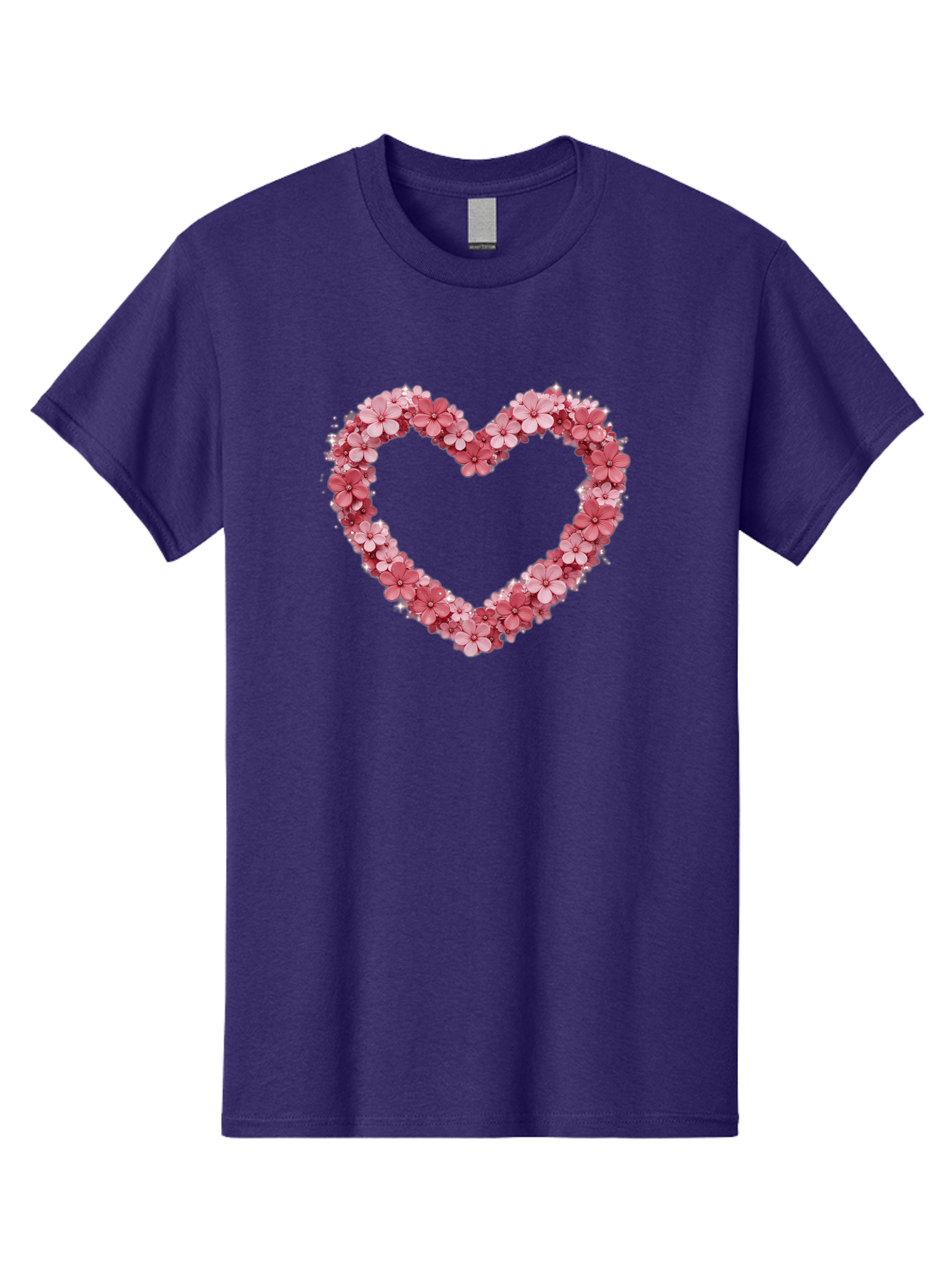 Heart-Shape-With-Pink-Flowers Men'S Graphic Tee, 100% Cotton, Comfortable Casual Summer Wear, Machine Washable, Vintage Camera, Old Camera, Antique Camera, Black Camera, Classic Photography, Photography Equipment, Nostalgic Device, Bai069