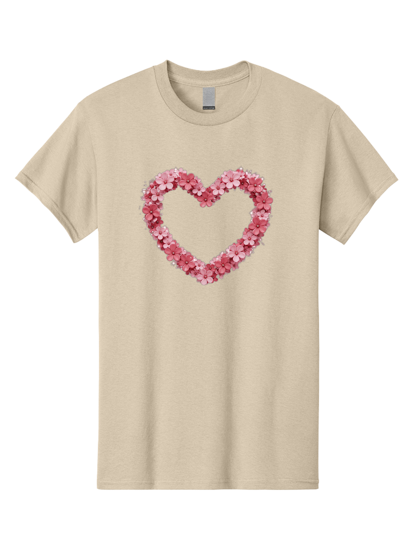 Heart-Shape-With-Pink-Flowers Men'S Graphic Tee, 100% Cotton, Comfortable Casual Summer Wear, Machine Washable, Vintage Camera, Old Camera, Antique Camera, Black Camera, Classic Photography, Photography Equipment, Nostalgic Device, Bai069