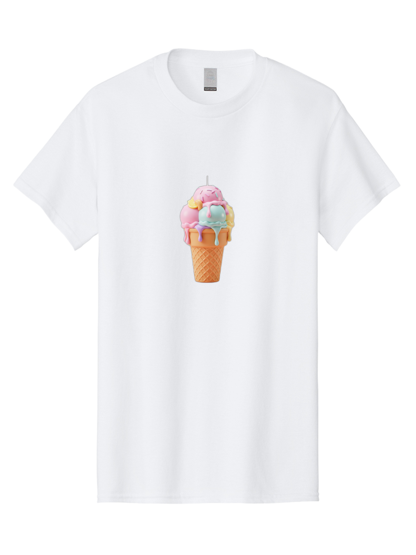 Ice-Cream-Cone Men'S Graphic Tee, 100% Cotton, Comfortable Casual Summer Wear, Machine Washable, Vintage Camera, Old Camera, Antique Camera, Black Camera, Classic Photography, Photography Equipment, Nostalgic Device, Film Camera, Camera Art Bai075