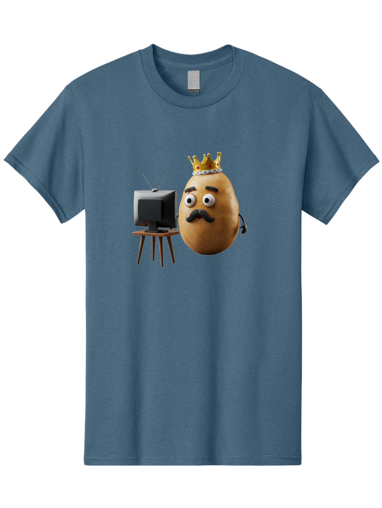 King-Potato Men'S Graphic Tee, 100% Cotton, Comfortable Casual Summer Wear, Machine Washable, Vintage Camera, Old Camera, Antique Camera, Black Camera, Classic Photography, Photography Equipment, Nostalgic Device, Film Camera, Camera Art Bai080