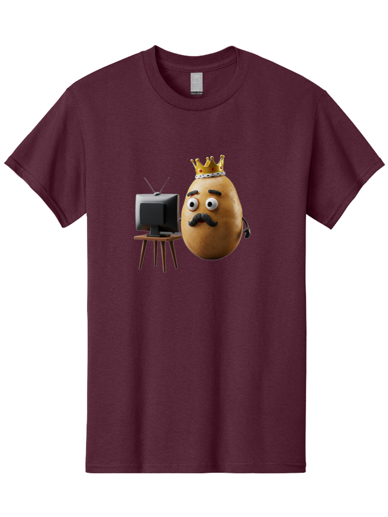 King-Potato Men'S Graphic Tee, 100% Cotton, Comfortable Casual Summer Wear, Machine Washable, Vintage Camera, Old Camera, Antique Camera, Black Camera, Classic Photography, Photography Equipment, Nostalgic Device, Film Camera, Camera Art Bai080