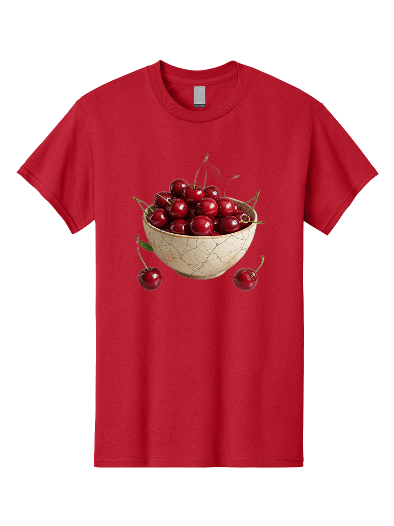 Kintsugi-Bowl-Of-Cherries Men'S Graphic Tee, 100% Cotton, Comfortable Casual Summer Wear, Machine Washable, Vintage Camera, Old Camera, Antique Camera, Black Camera, Classic Photography, Photography Equipment, Nostalgic Device, Film Camera, Bai081
