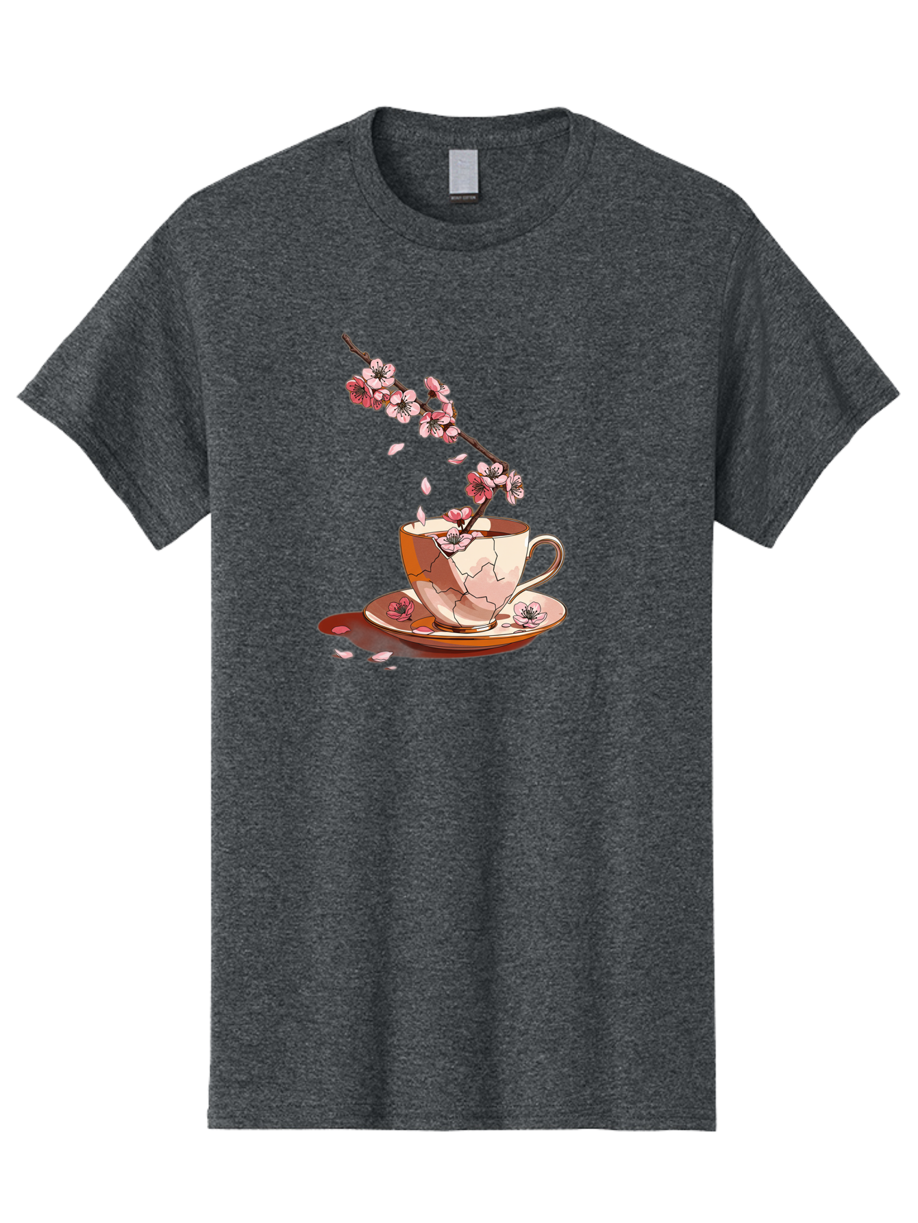 Kintsugi-Tea-Cup Men'S Graphic Tee, 100% Cotton, Comfortable Casual Summer Wear, Machine Washable, Vintage Camera, Old Camera, Antique Camera, Black Camera, Classic Photography, Photography Equipment, Nostalgic Device, Film Camera, Camera Art Bai082