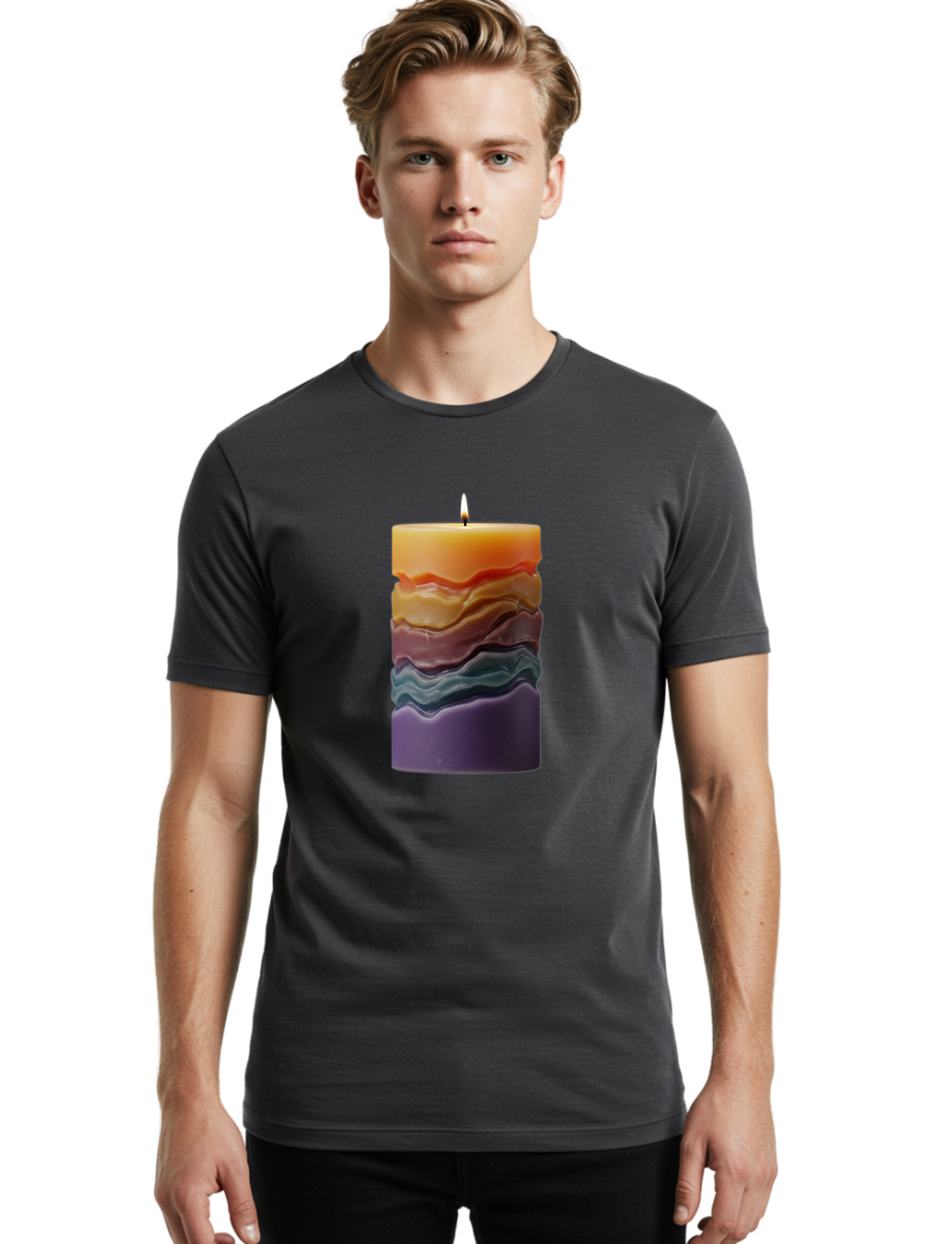 Layered-Candle Men'S Graphic Tee, 100% Cotton, Comfortable Casual Summer Wear, Machine Washable, Vintage Camera, Old Camera, Antique Camera, Black Camera, Classic Photography, Photography Equipment, Nostalgic Device, Film Camera, Camera Art Bai088