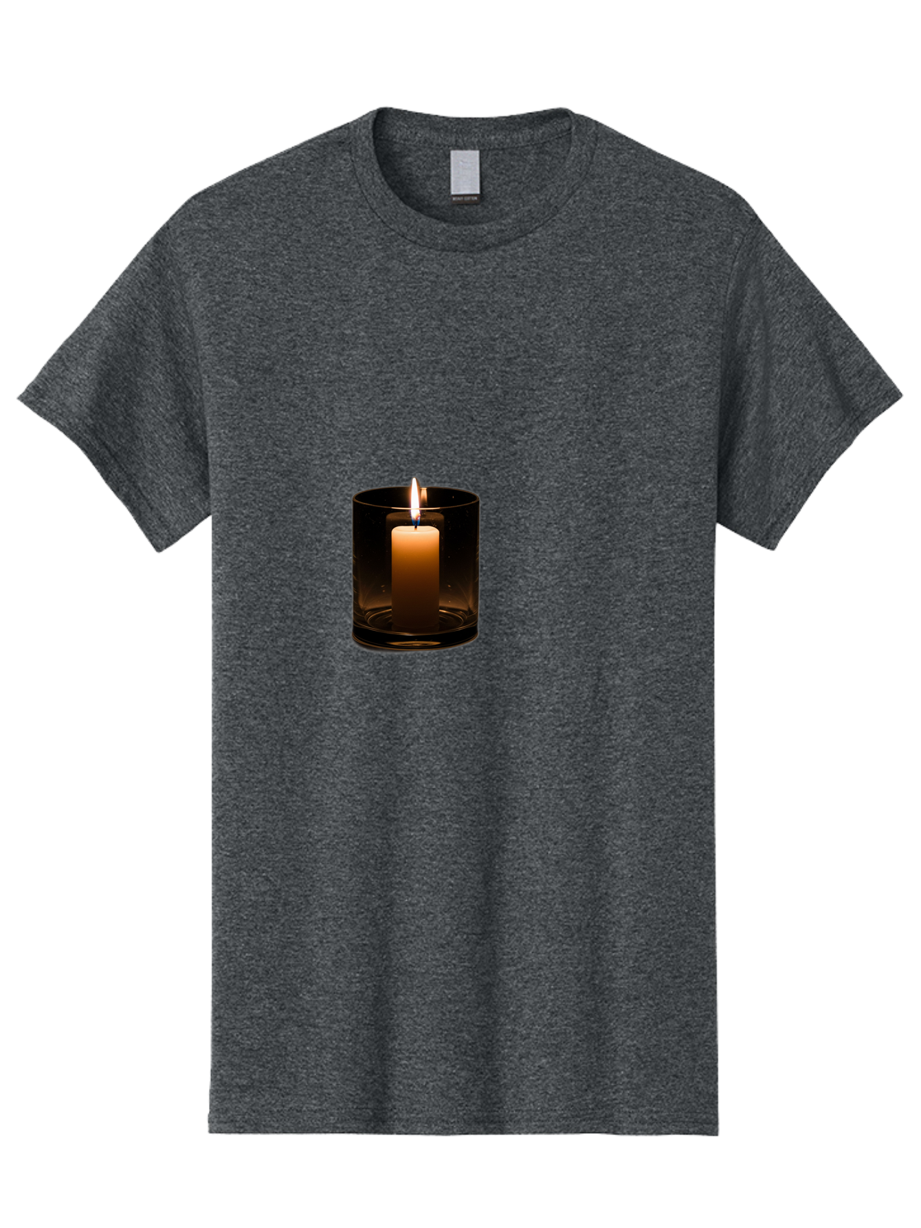 Lit-Candle-2 Men'S Graphic Tee, 100% Cotton, Comfortable Casual Summer Wear, Machine Washable, Vintage Camera, Old Camera, Antique Camera, Black Camera, Classic Photography, Photography Equipment, Nostalgic Device, Film Camera, Camera Art Bai092