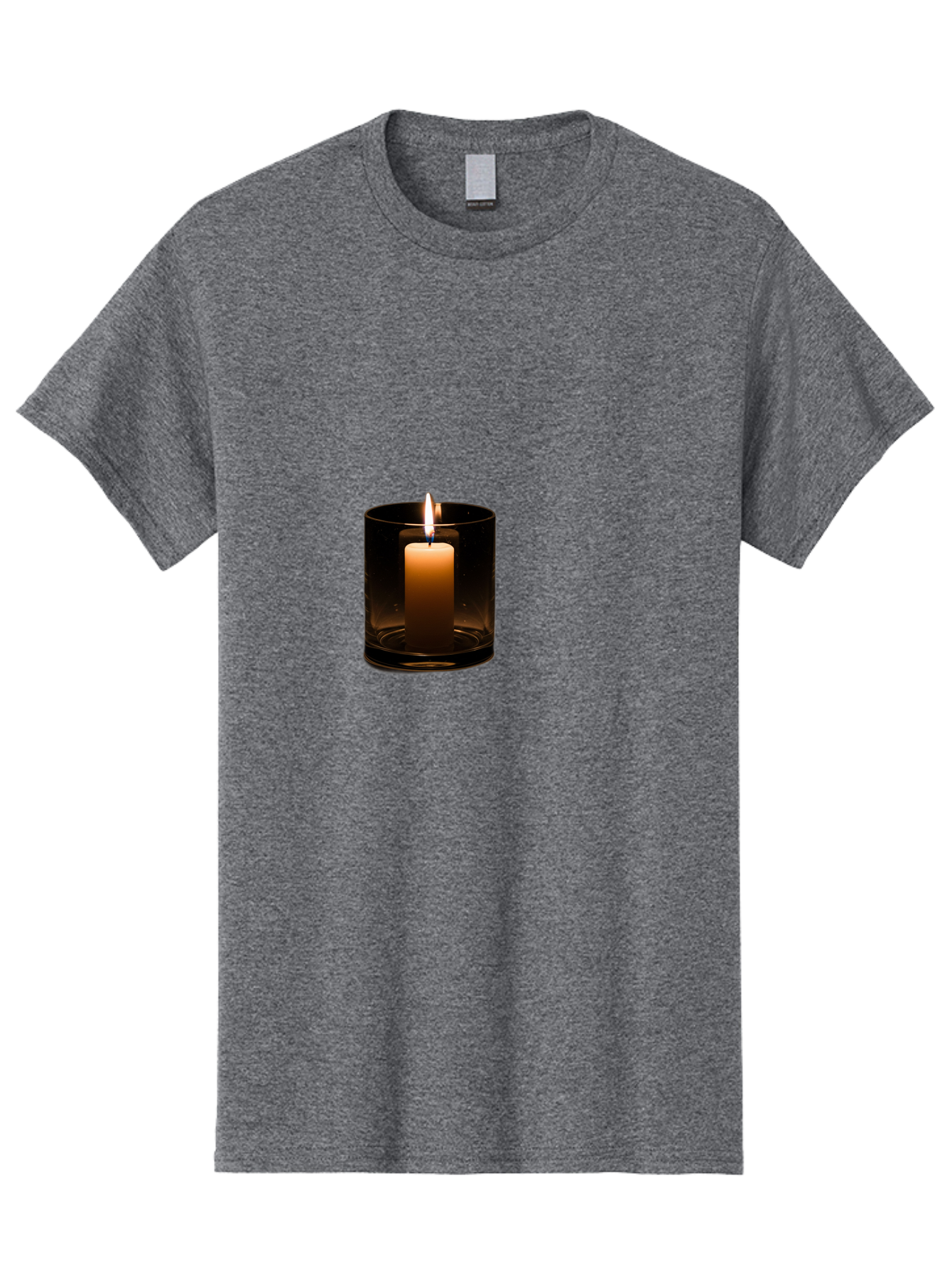 Lit-Candle-2 Men'S Graphic Tee, 100% Cotton, Comfortable Casual Summer Wear, Machine Washable, Vintage Camera, Old Camera, Antique Camera, Black Camera, Classic Photography, Photography Equipment, Nostalgic Device, Film Camera, Camera Art Bai092
