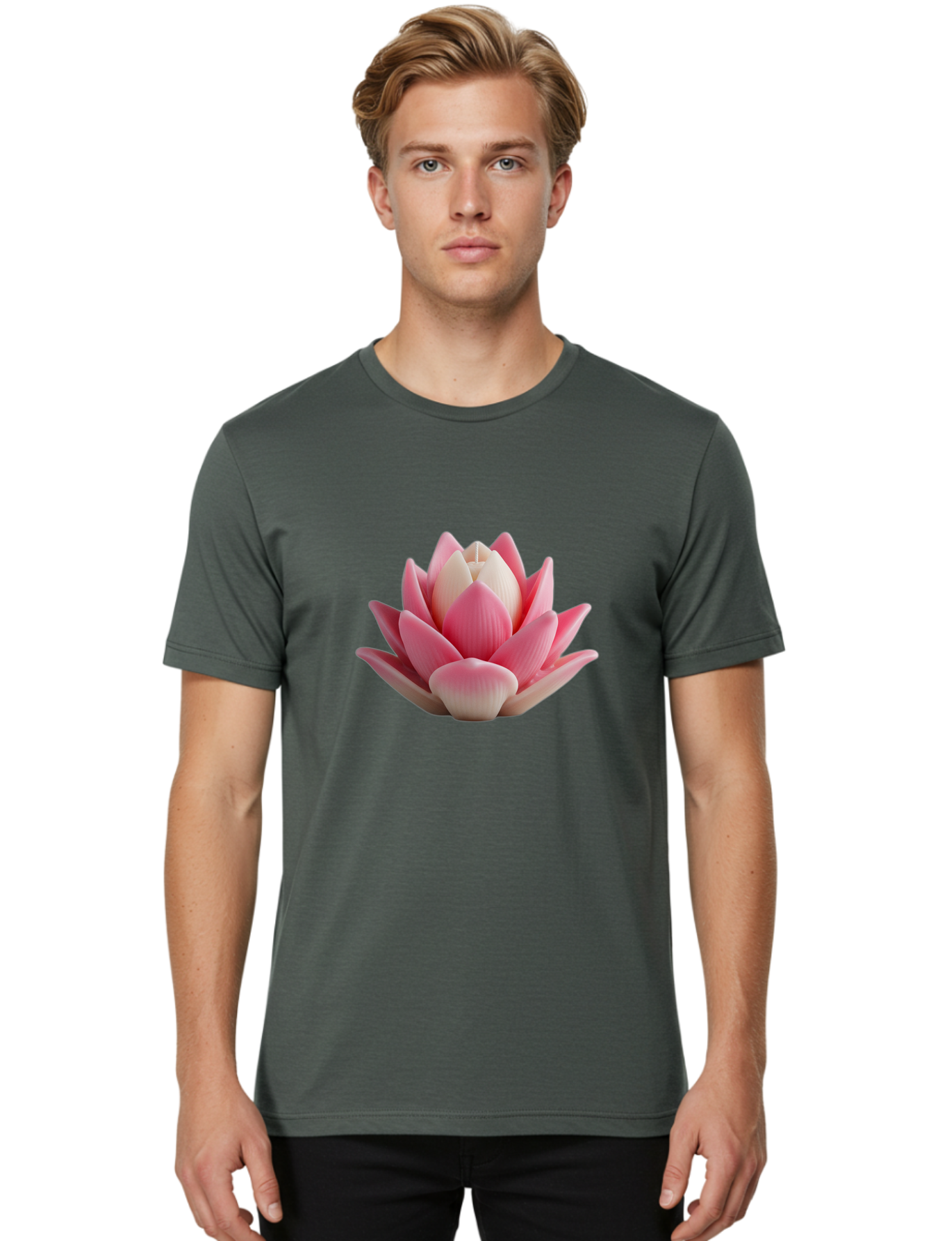 Lotus-Flower Men'S Graphic Tee, 100% Cotton, Comfortable Casual Summer Wear, Machine Washable, Vintage Camera, Old Camera, Antique Camera, Black Camera, Classic Photography, Photography Equipment, Nostalgic Device, Film Camera, Camera Art Bai103