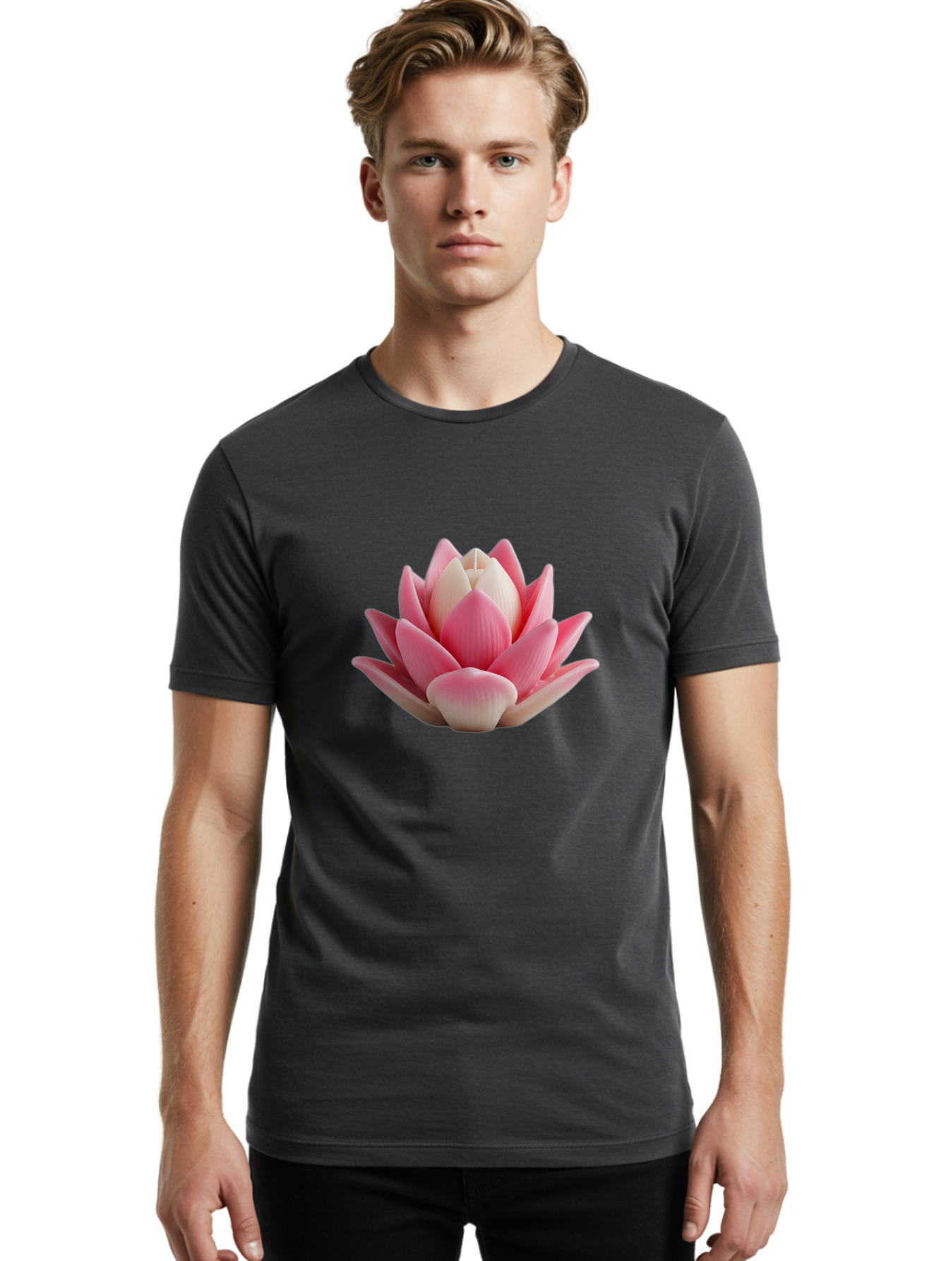 Lotus-Flower Men'S Graphic Tee, 100% Cotton, Comfortable Casual Summer Wear, Machine Washable, Vintage Camera, Old Camera, Antique Camera, Black Camera, Classic Photography, Photography Equipment, Nostalgic Device, Film Camera, Camera Art Bai103