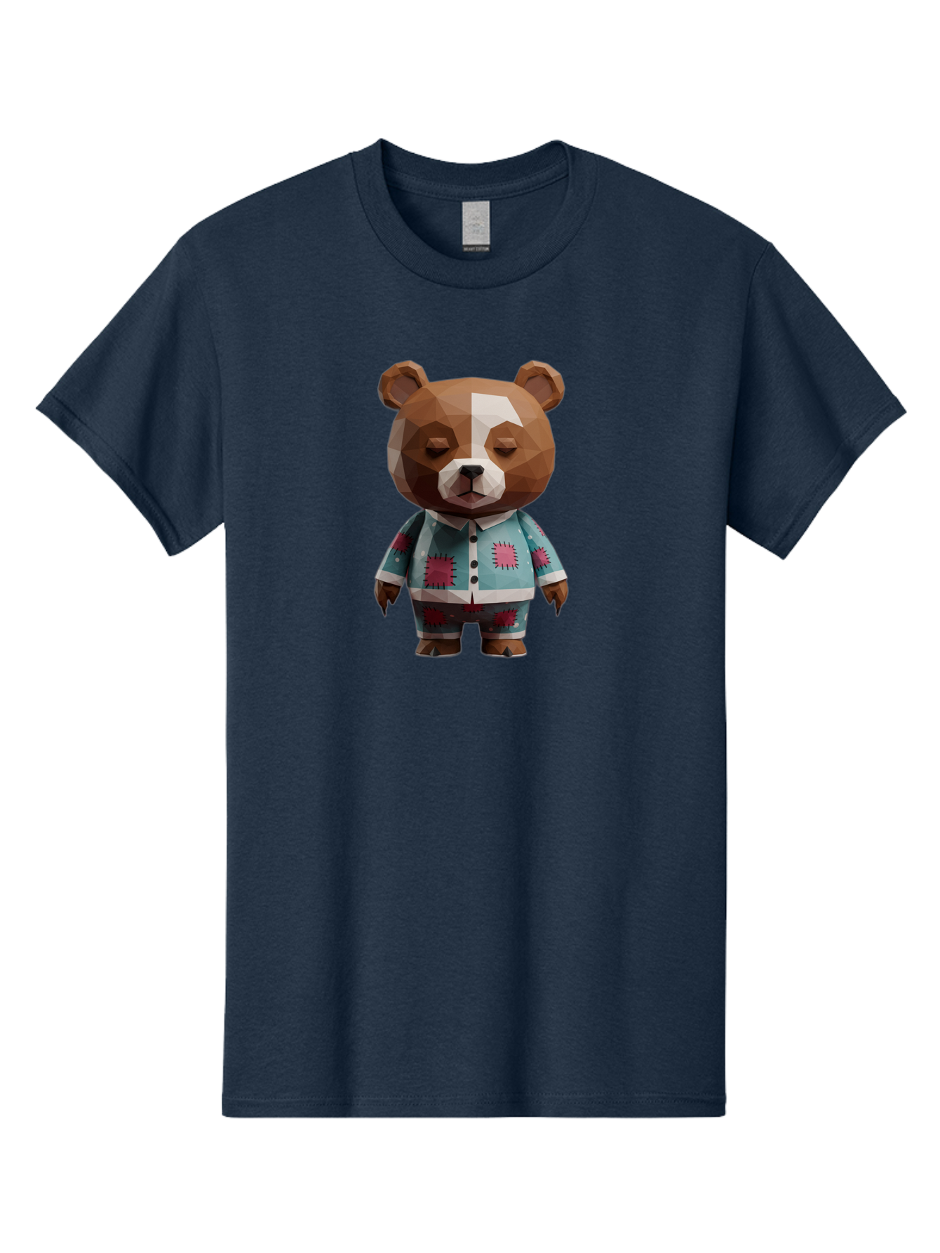 Low-Poly-Brown-Bear Men'S Graphic Tee, 100% Cotton, Comfortable Casual Summer Wear, Machine Washable, Vintage Camera, Old Camera, Antique Camera, Black Camera, Classic Photography, Photography Equipment, Nostalgic Device, Film Camera, Bai105