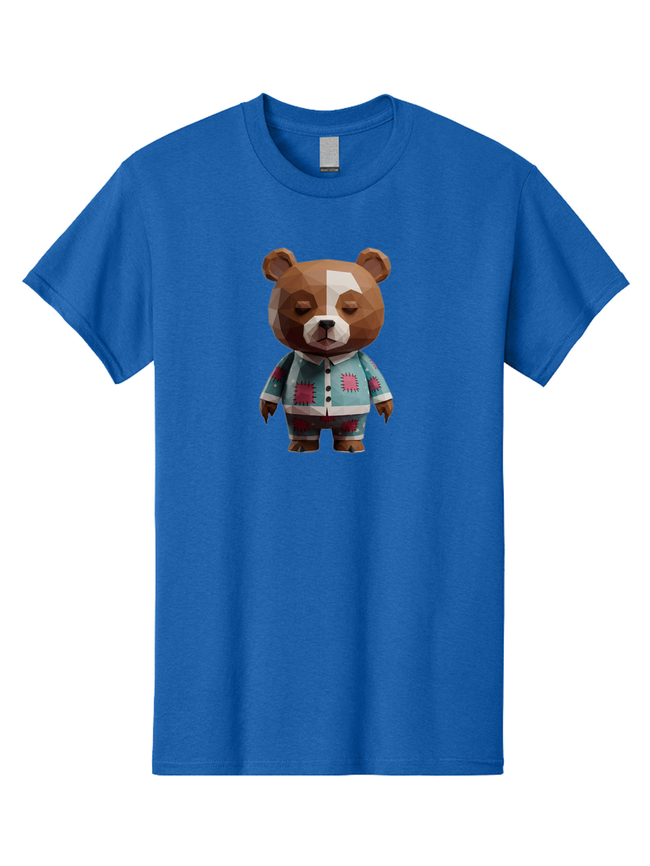 Low-Poly-Brown-Bear Men'S Graphic Tee, 100% Cotton, Comfortable Casual Summer Wear, Machine Washable, Vintage Camera, Old Camera, Antique Camera, Black Camera, Classic Photography, Photography Equipment, Nostalgic Device, Film Camera, Bai105