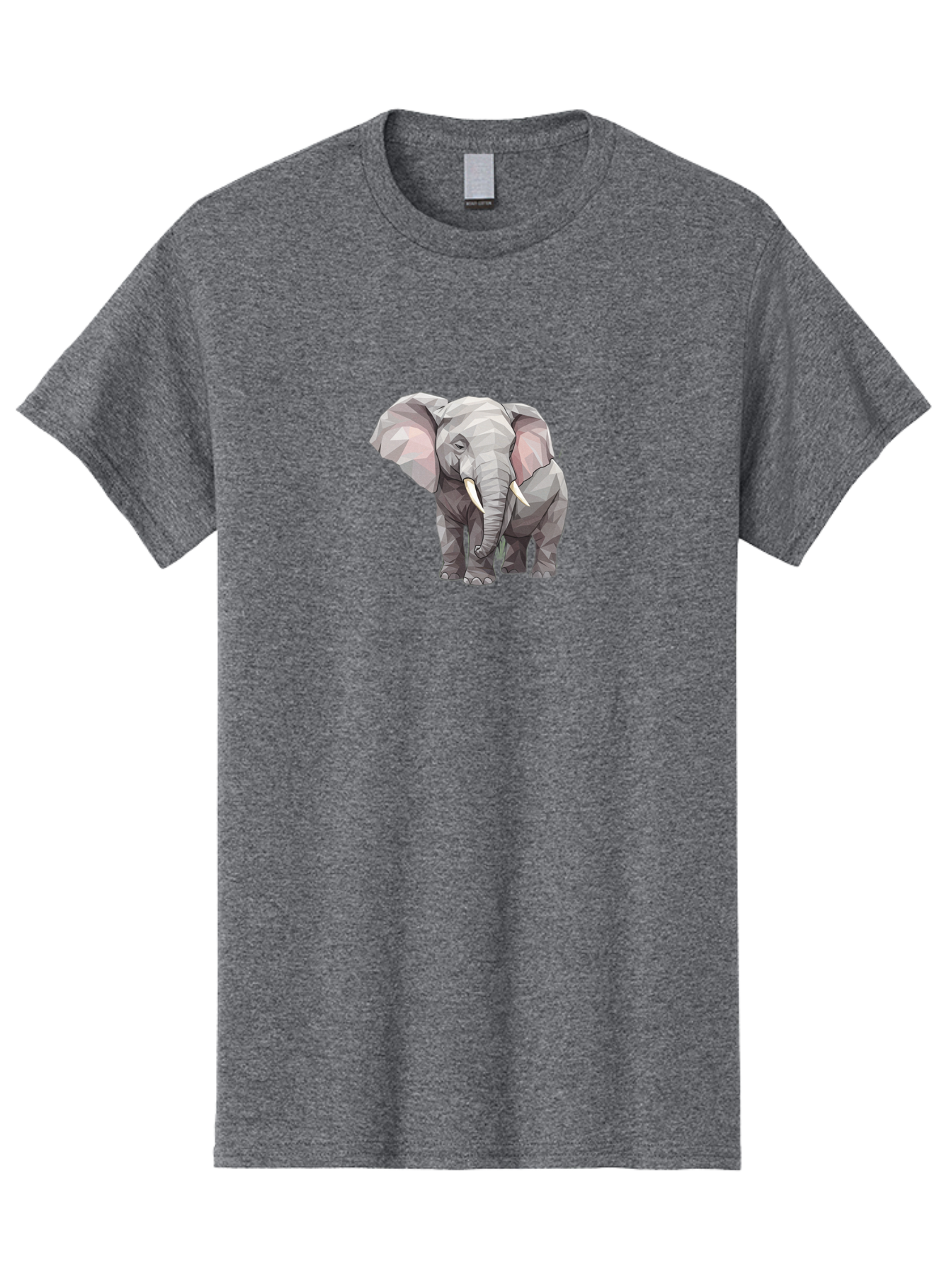 Low-Poly-Elephant Men'S Graphic Tee, 100% Cotton, Comfortable Casual Summer Wear, Machine Washable, Vintage Camera, Old Camera, Antique Camera, Black Camera, Classic Photography, Photography Equipment, Nostalgic Device, Film Camera, Camera Art Bai107