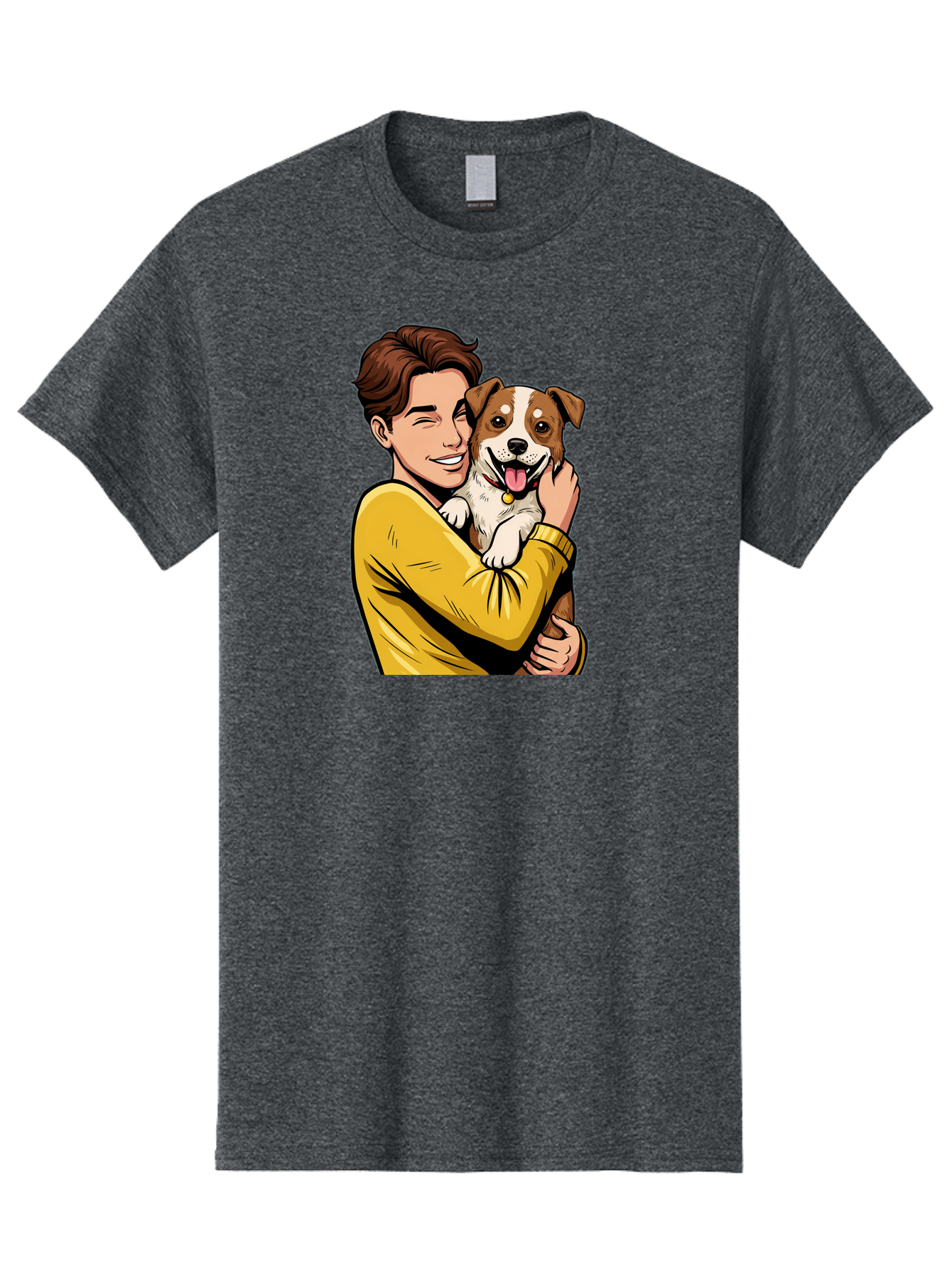 Man-And-Dog Men'S Graphic Tee, 100% Cotton, Comfortable Casual Summer Wear, Machine Washable, Vintage Camera, Old Camera, Antique Camera, Black Camera, Classic Photography, Photography Equipment, Nostalgic Device, Film Camera, Camera Art Bai109